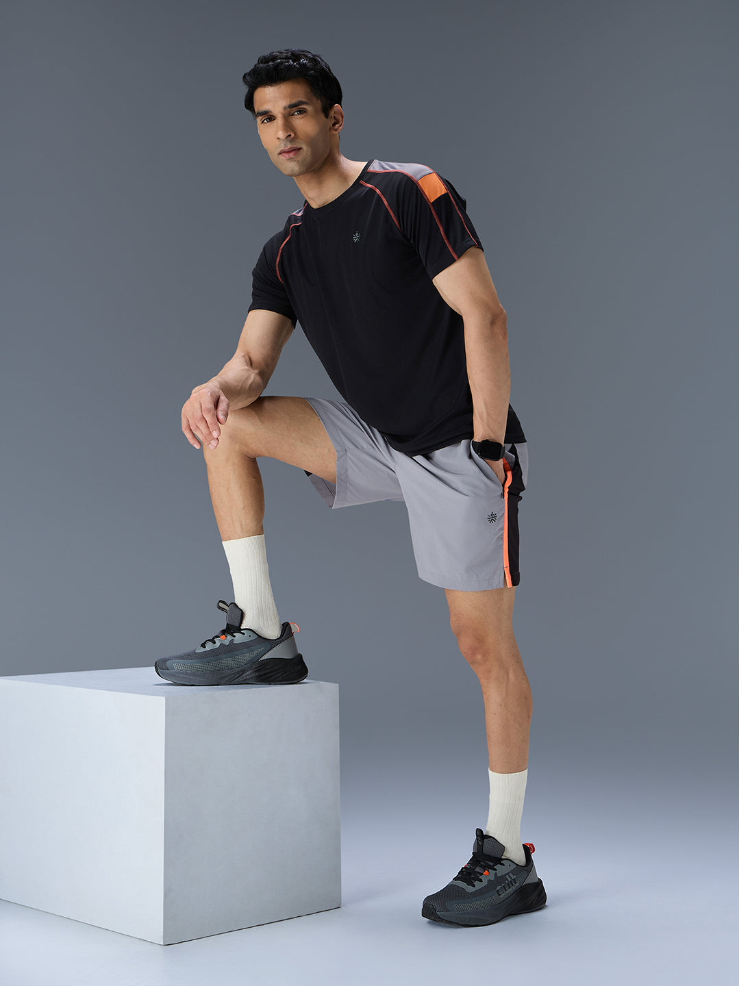 cult Men's Nexon Casual Shoes - Black/D.Grey