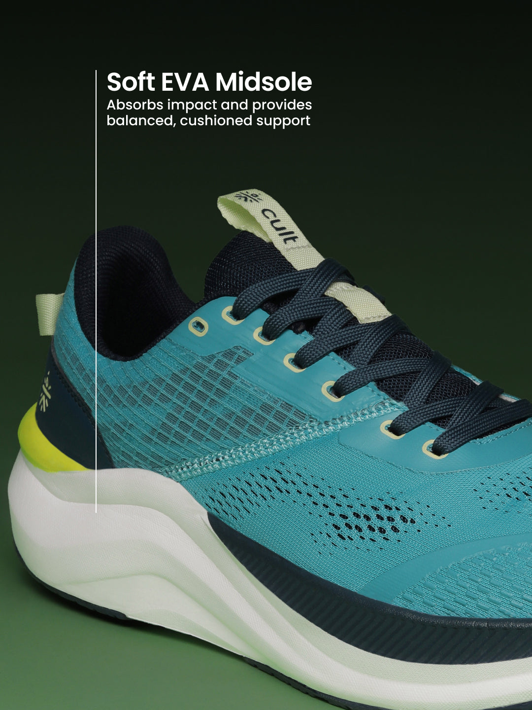 cult Men's Kairo Running Shoes - Sky Blue/Navy