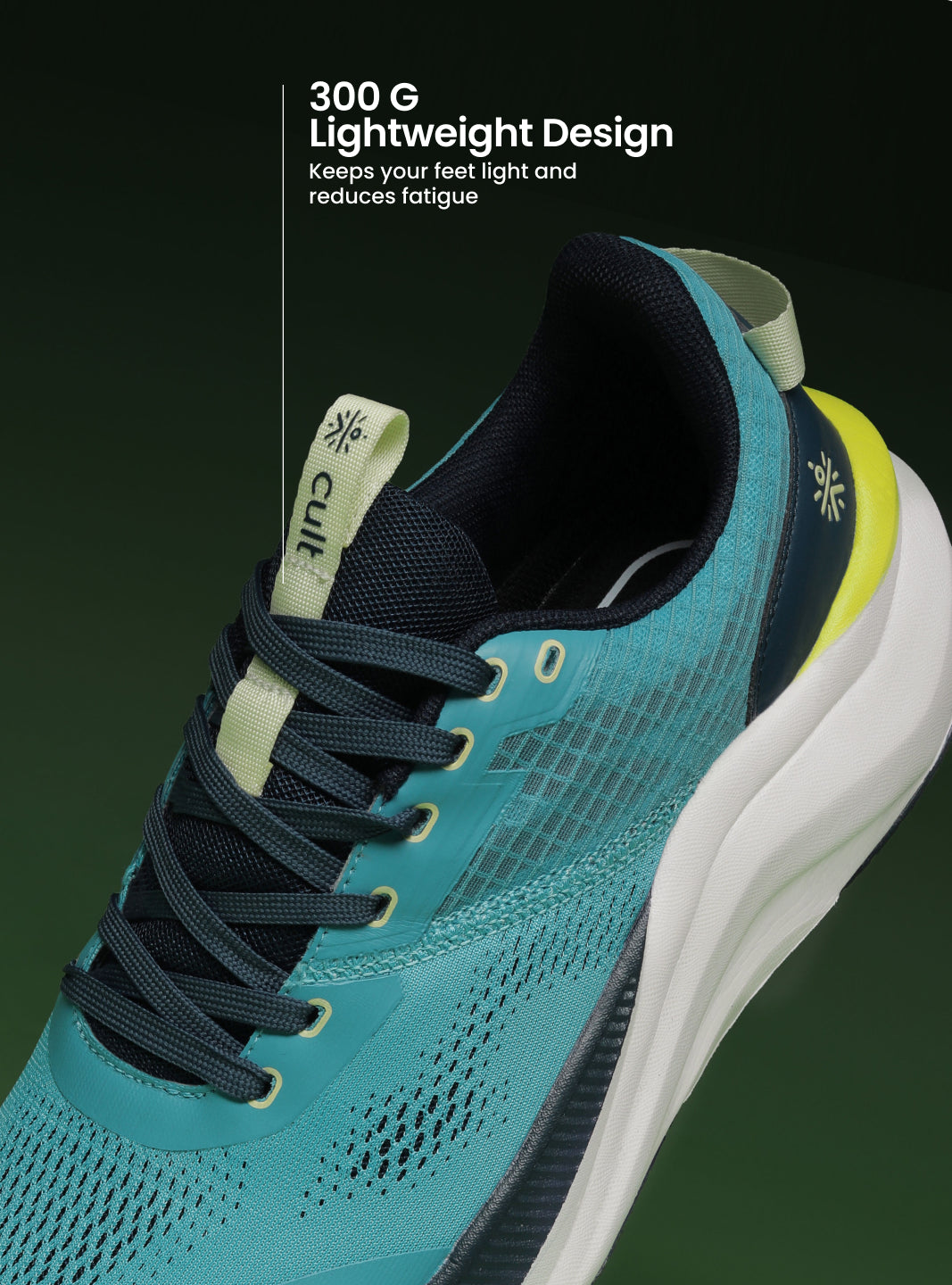 cult Men's Kairo Running Shoes - Sky Blue/Navy