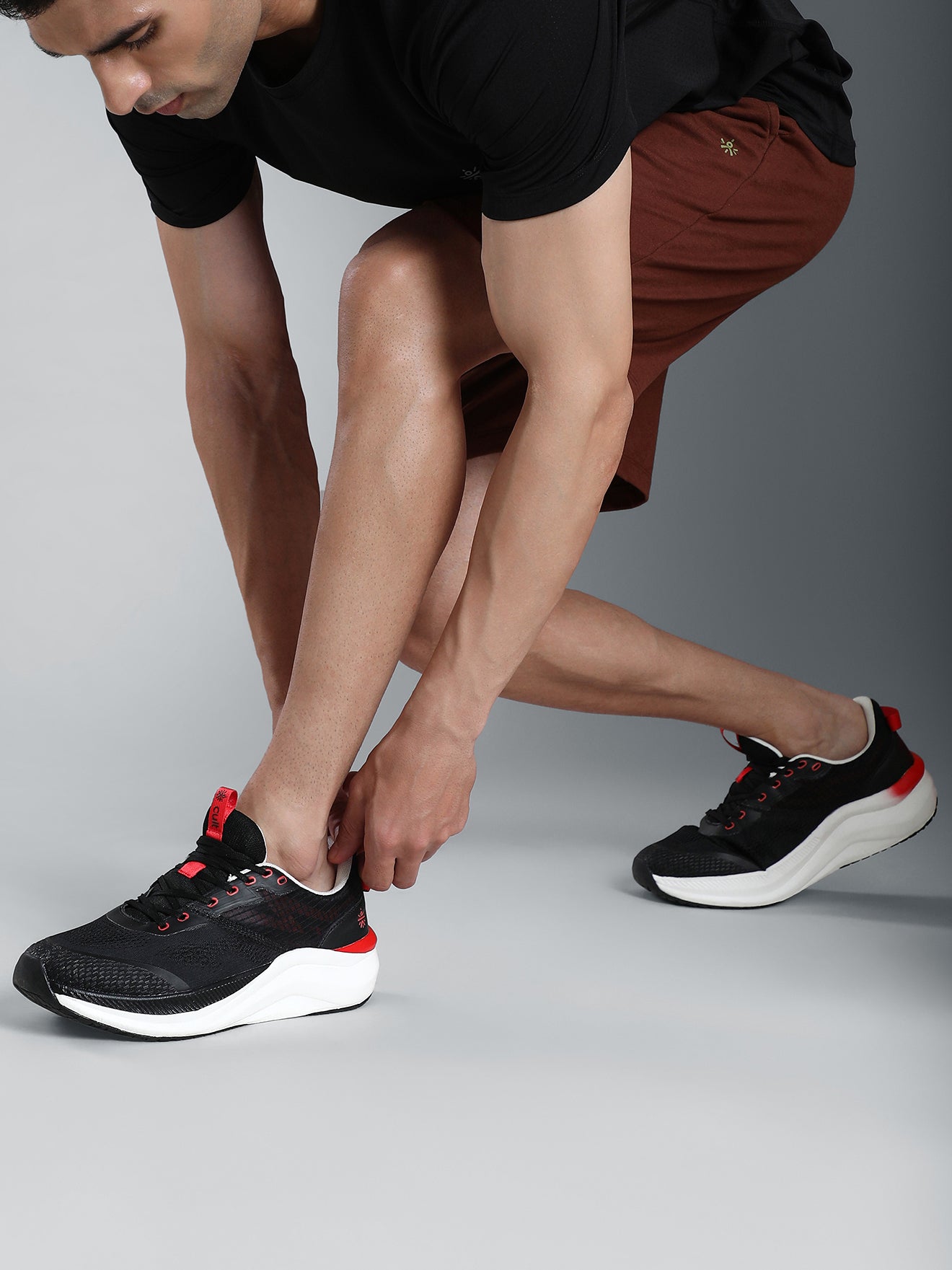 cult Men's Kairo Running Shoes - Black/Red