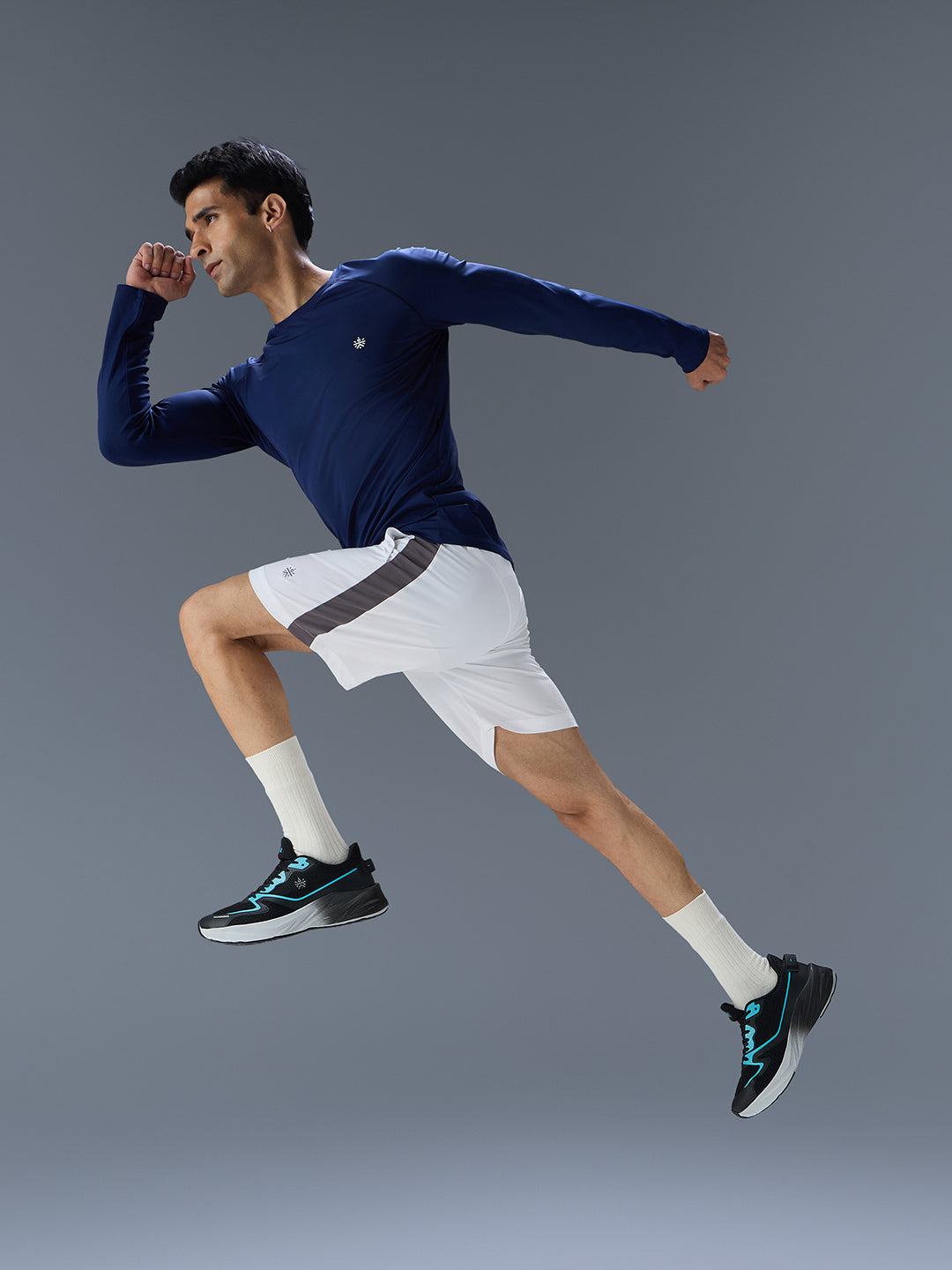 cult Men's Nitro Running Shoes - Black/Sea Green