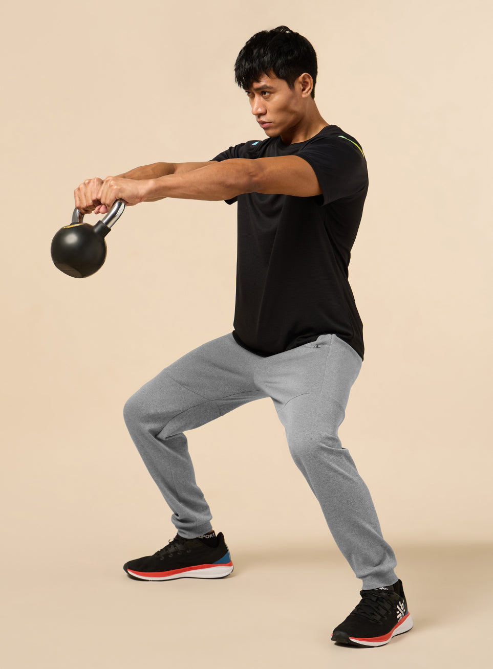 Men's Muscle Activate Grey Joggers