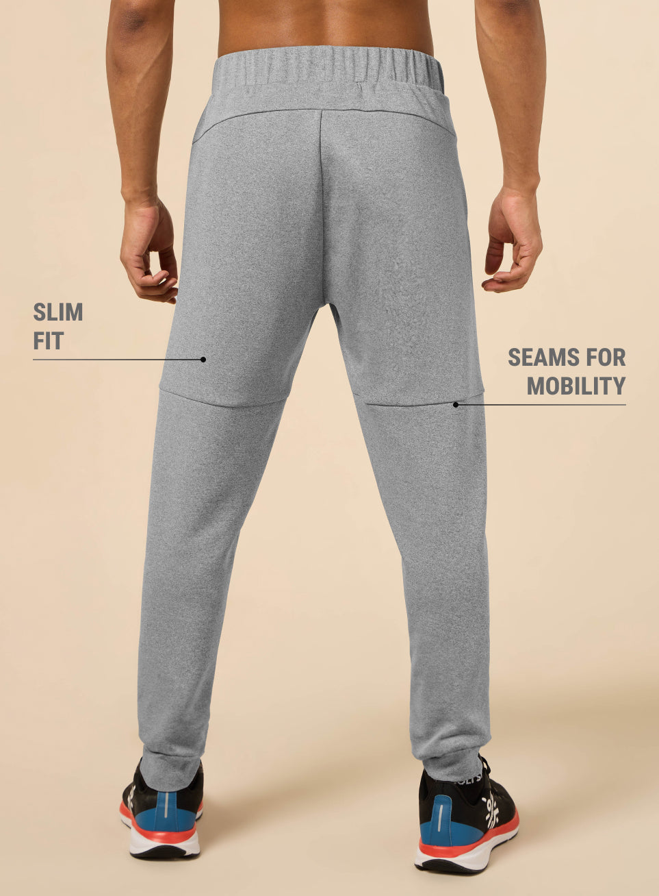 Men's Muscle Activate Grey Joggers