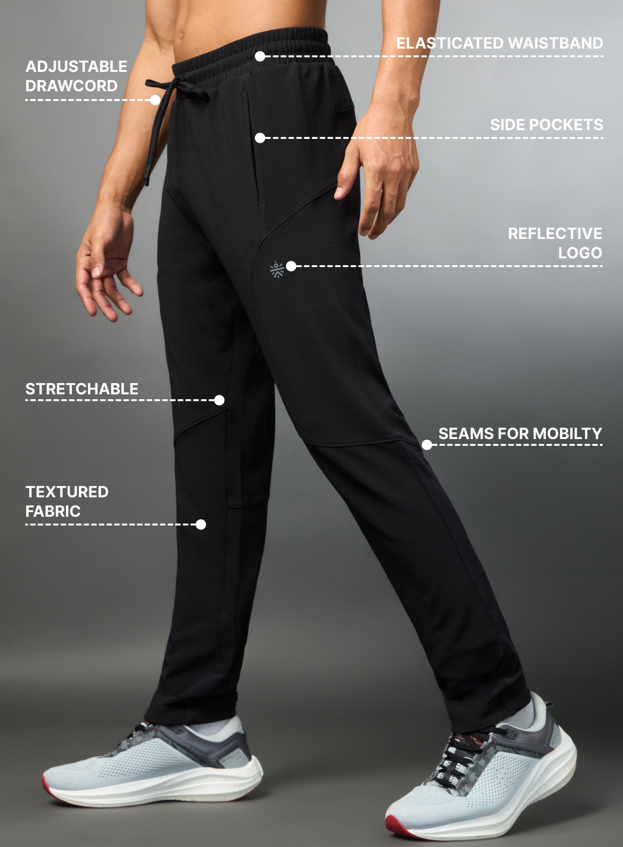 Men's Black Traveller's Pants