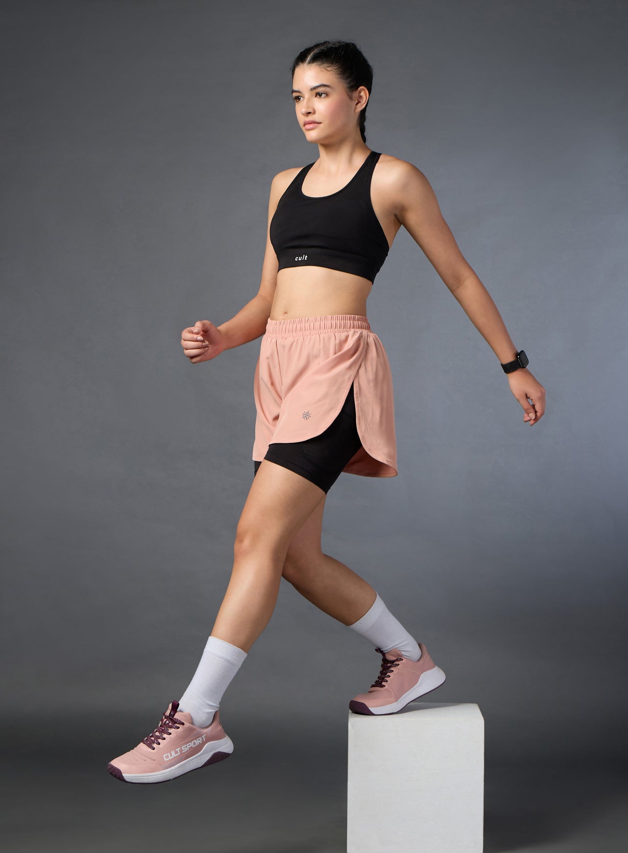 Women's High Spirit Blush Integrated Shorts