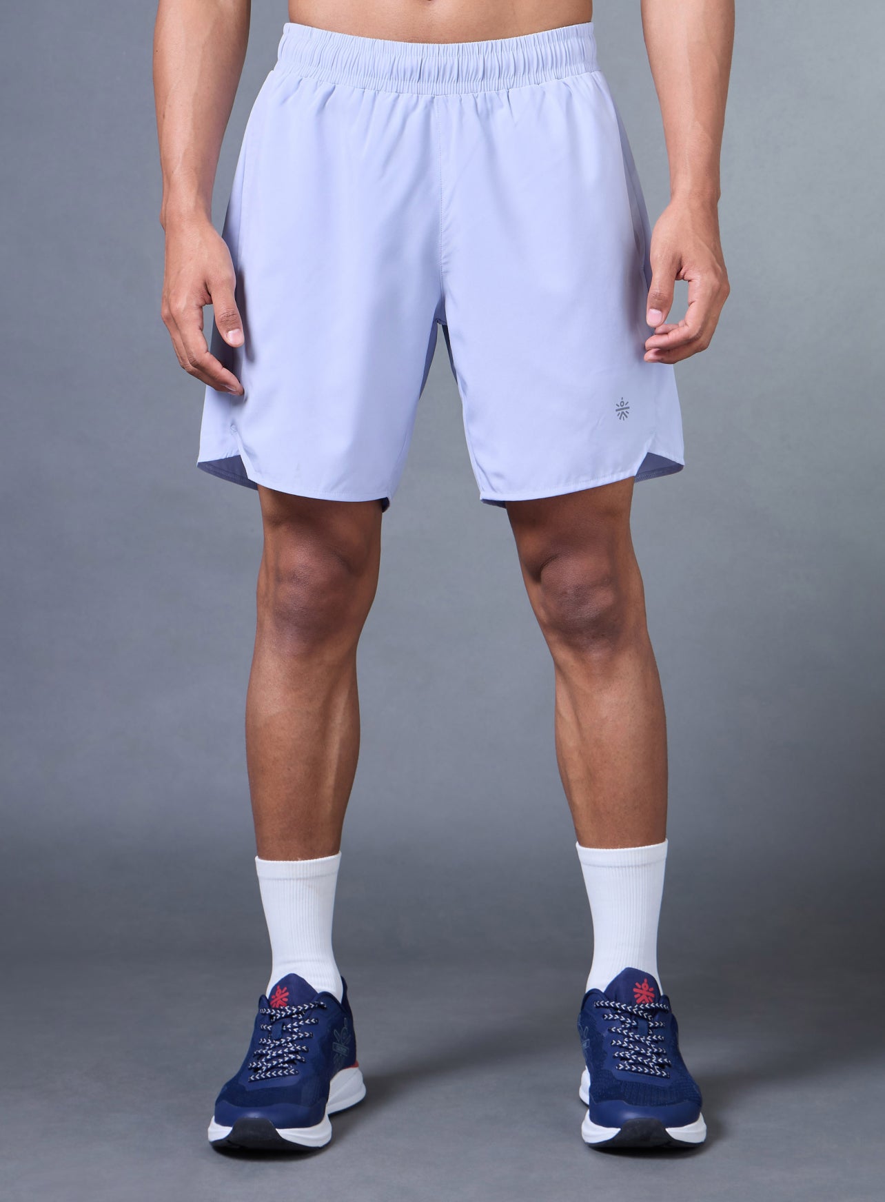 Men's Blue Iconic Running Shorts