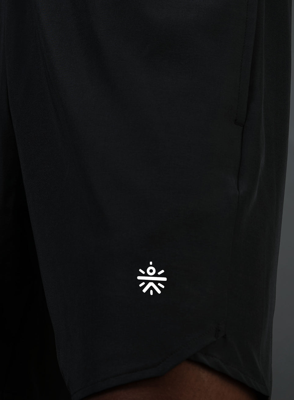 Men's Grey Iconic Running Shorts