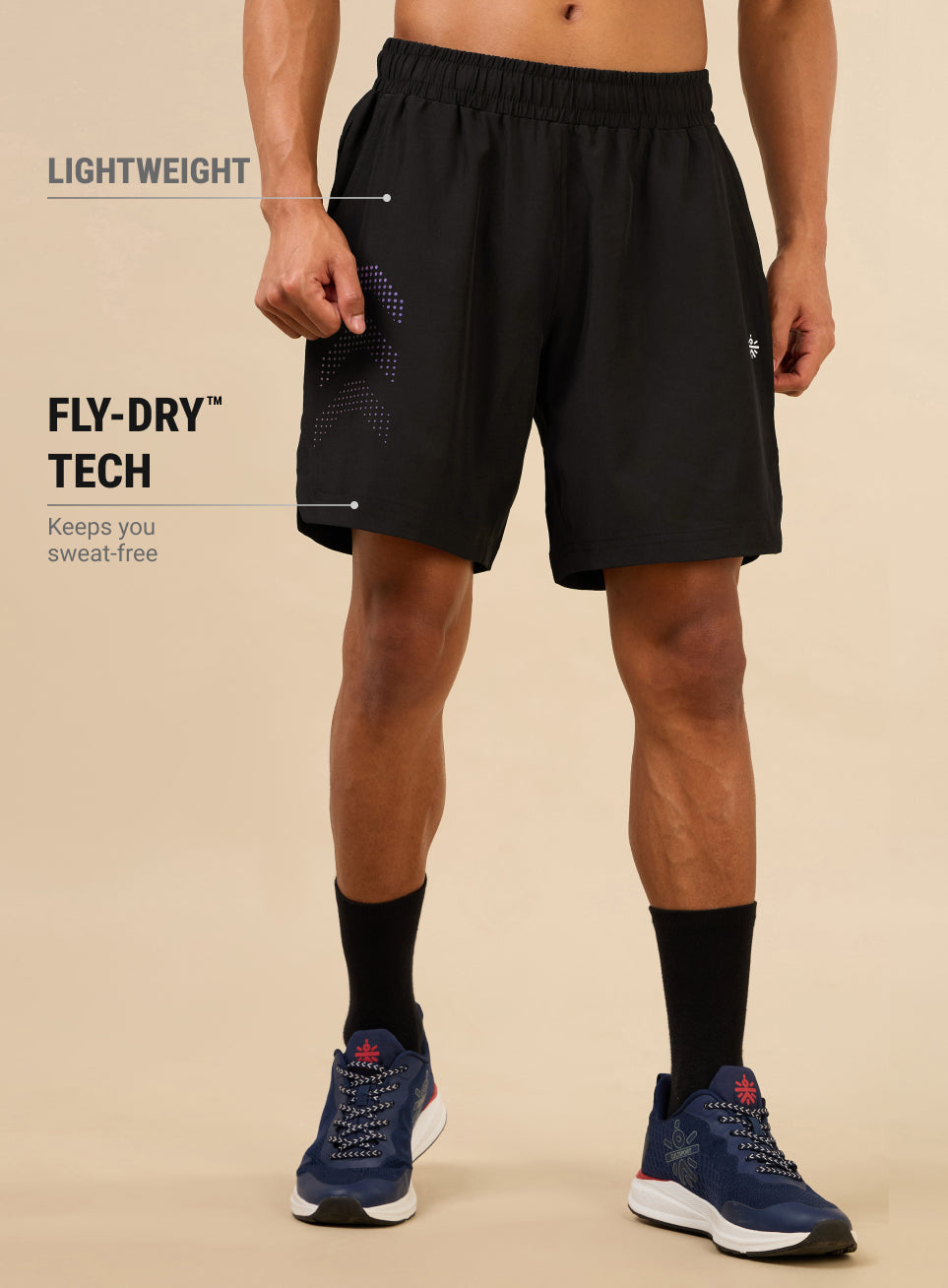 Men's Black Train Impact Shorts