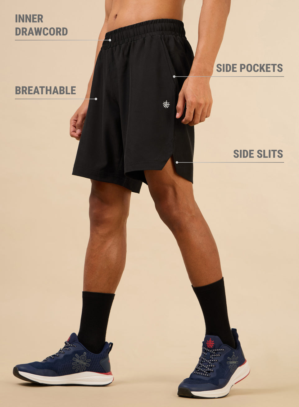Men's Black Train Impact Shorts
