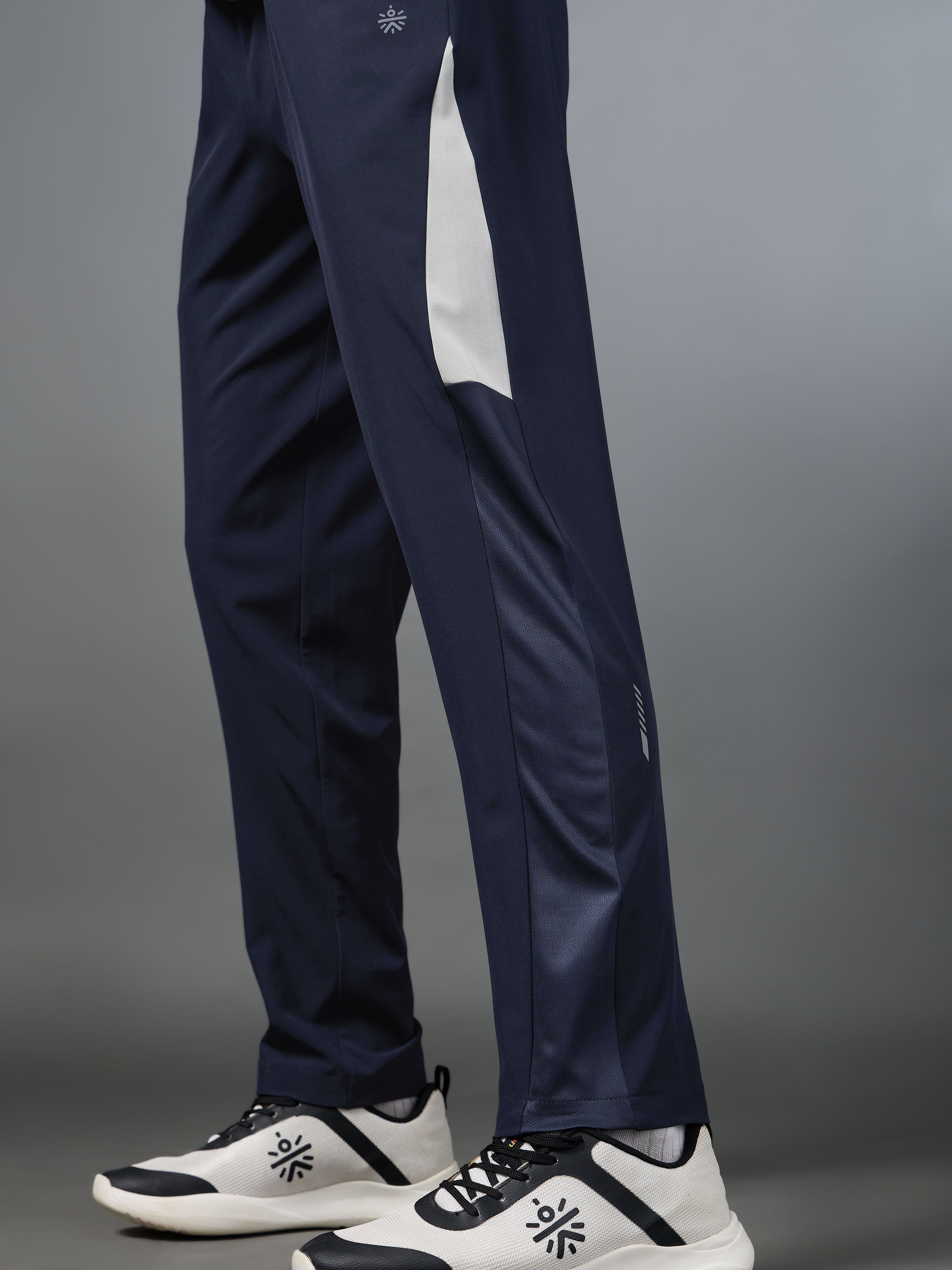 Men's Run Booster Navy Trackpants