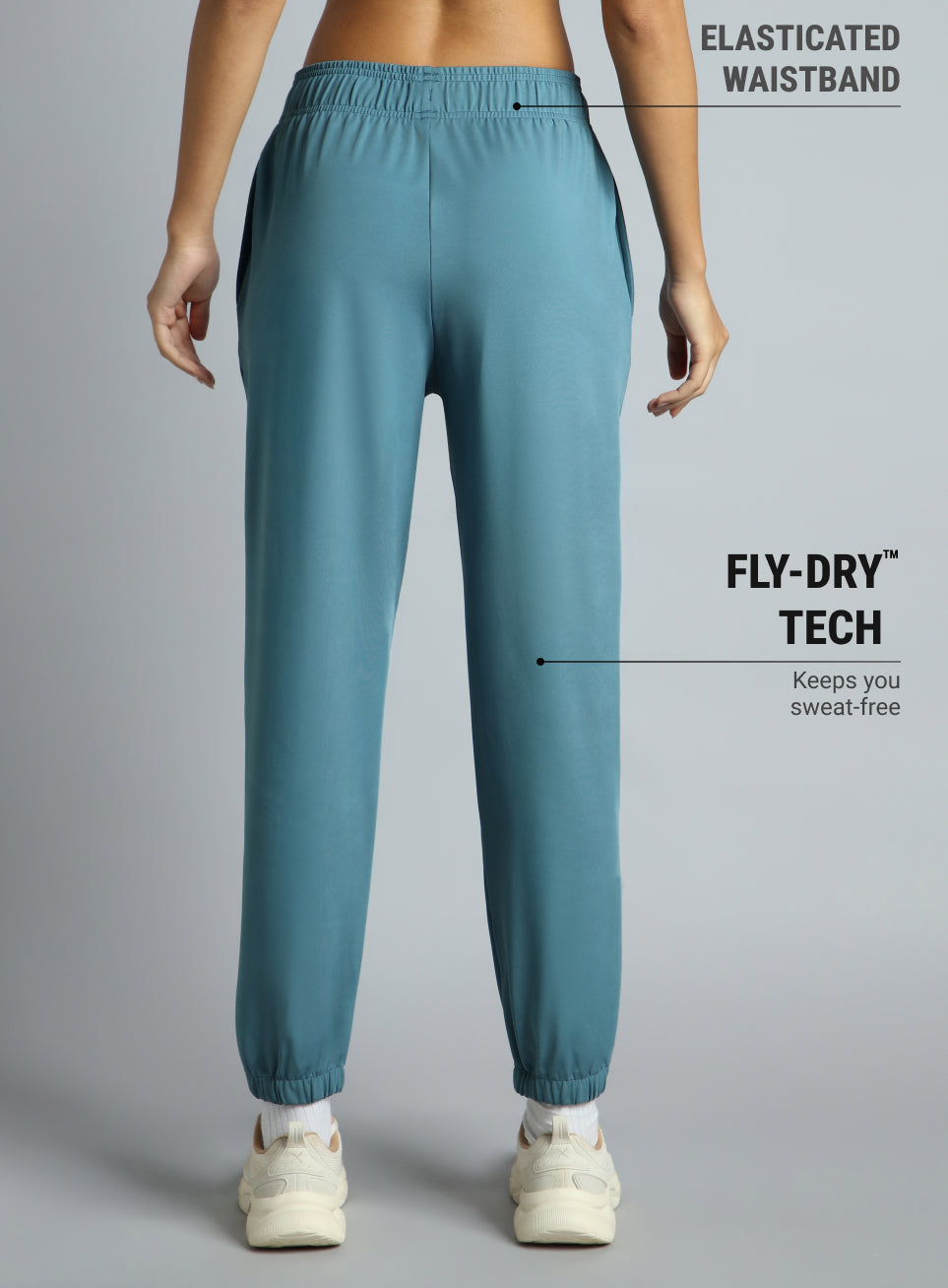 Women's Blue Iconic Running Joggers