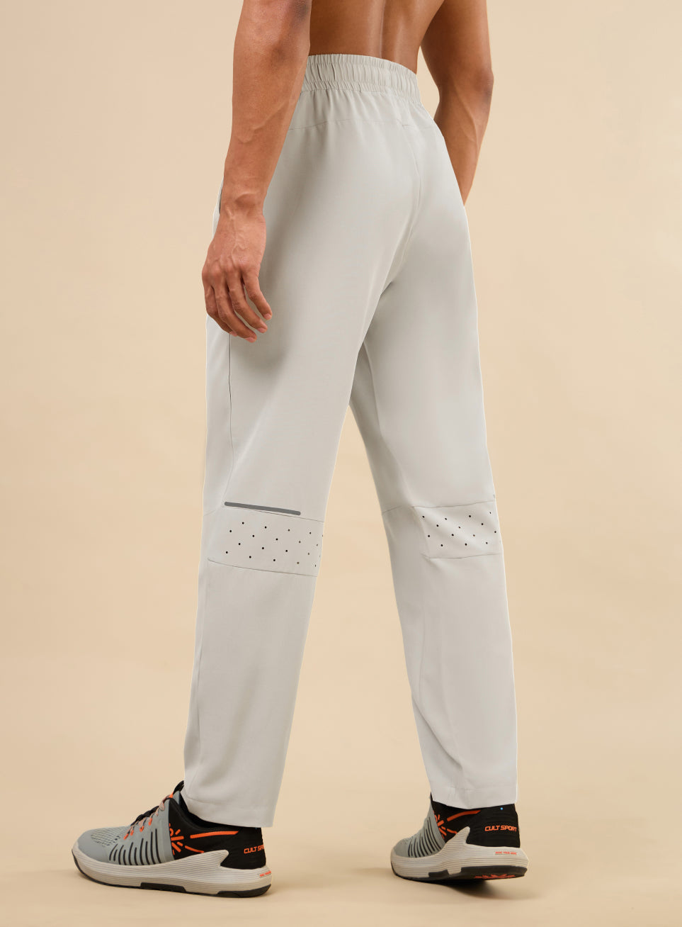 Men's Grey Train Out Premium Trackpants