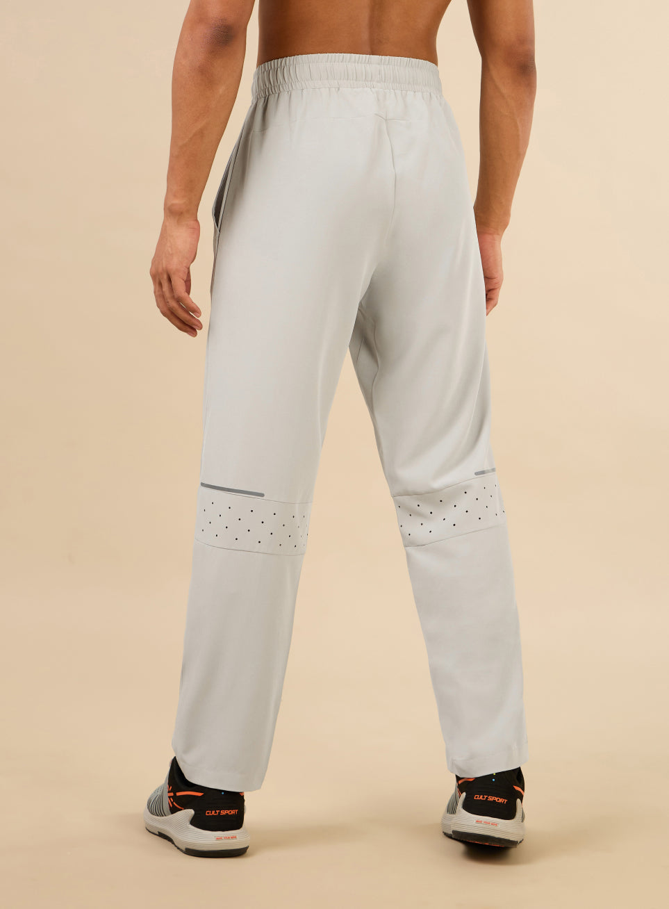 Men's Grey Train Out Premium Trackpants