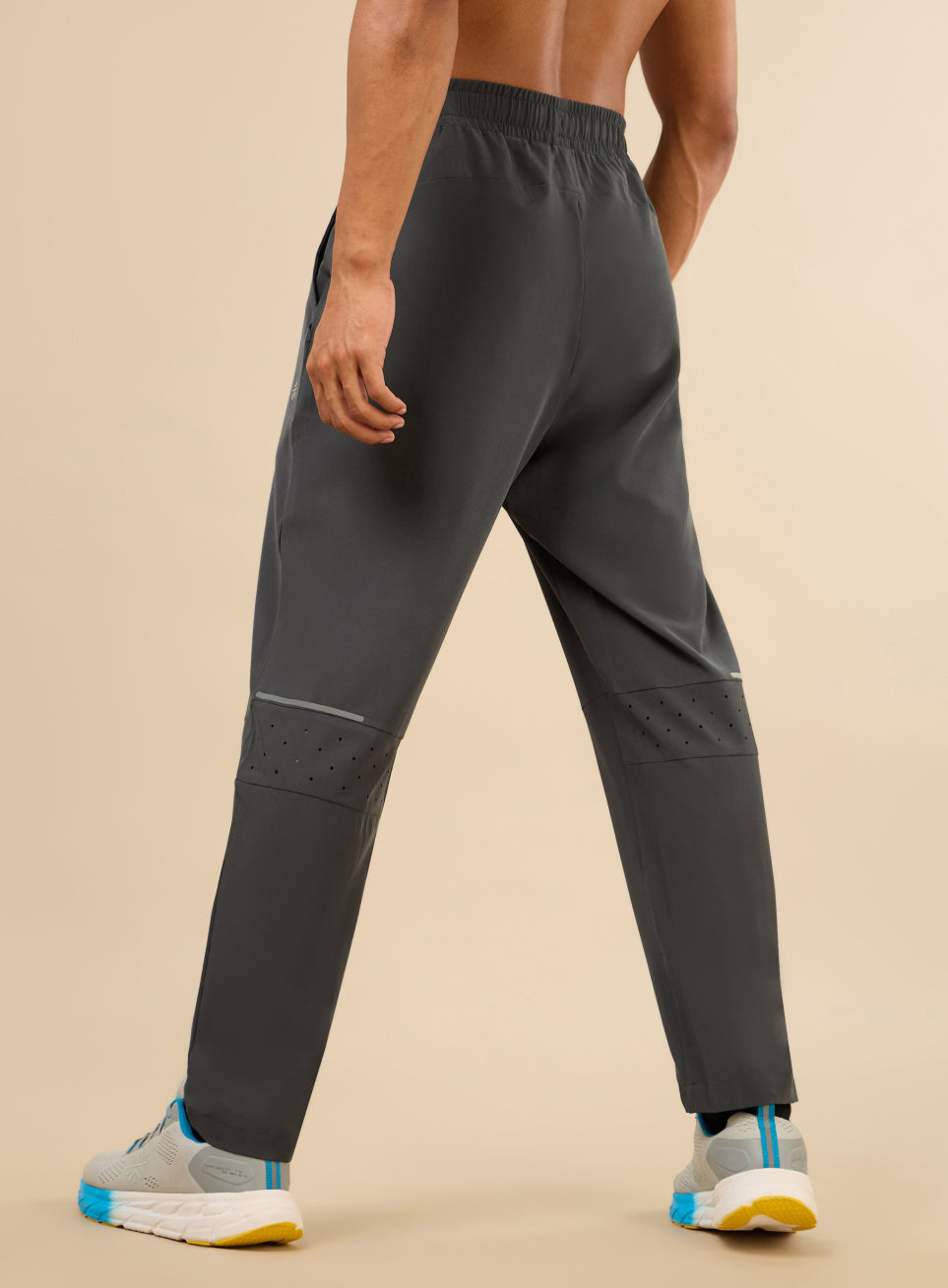 Men's Dark Grey Train Out Premium Trackpants