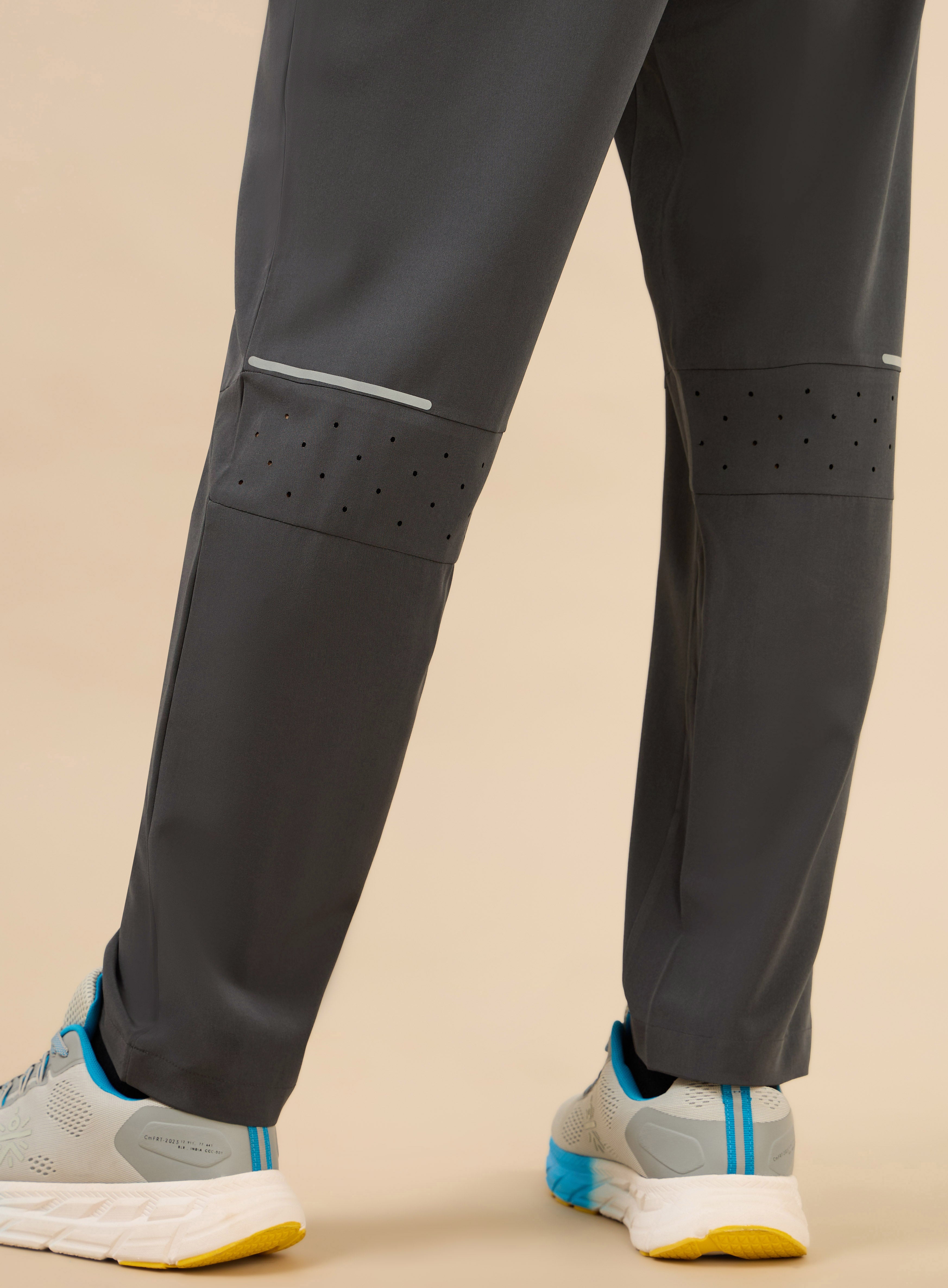 Men's Dark Grey Train Out Premium Trackpants
