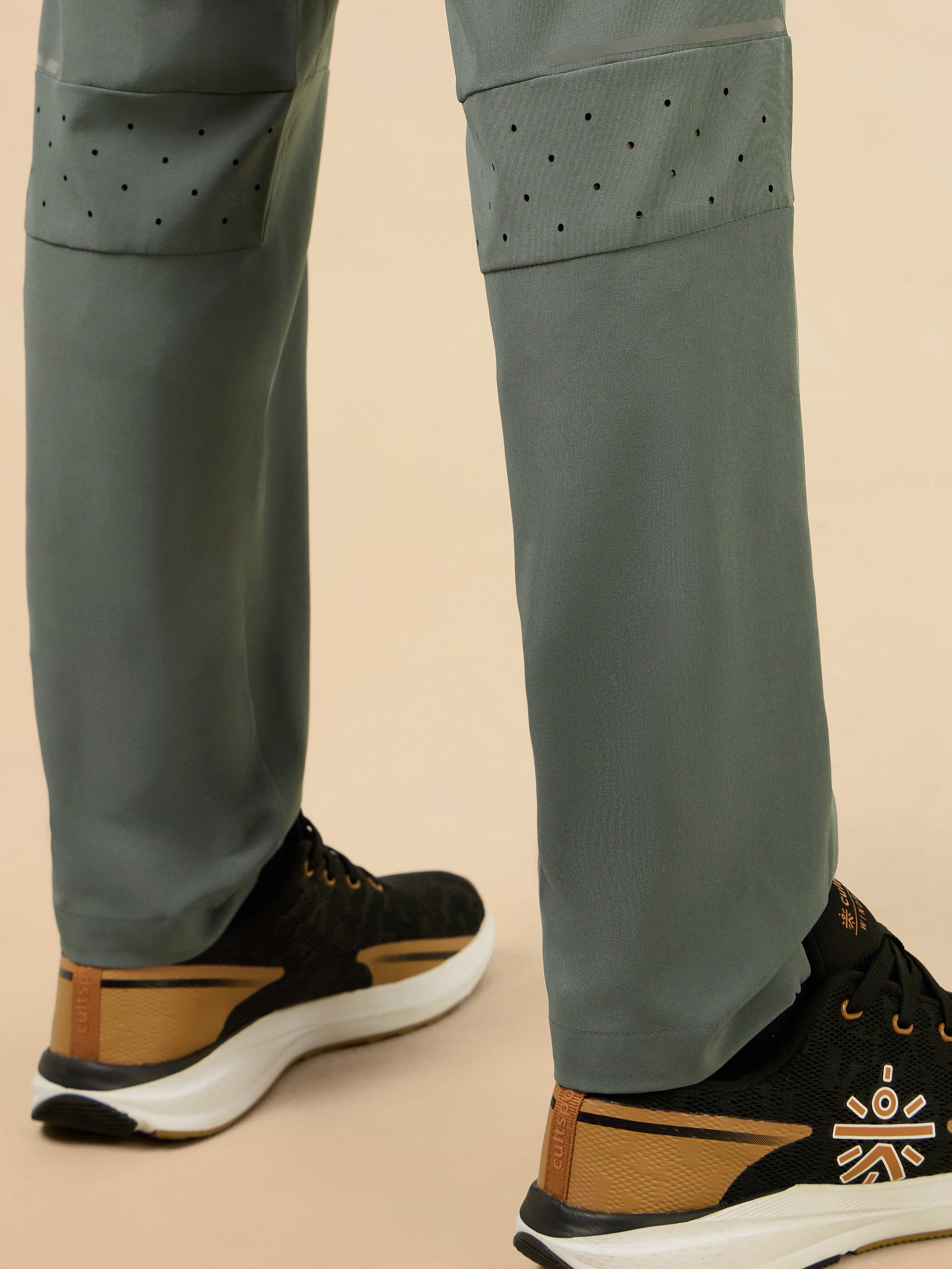 Men's Olive Train Out Premium Trackpants