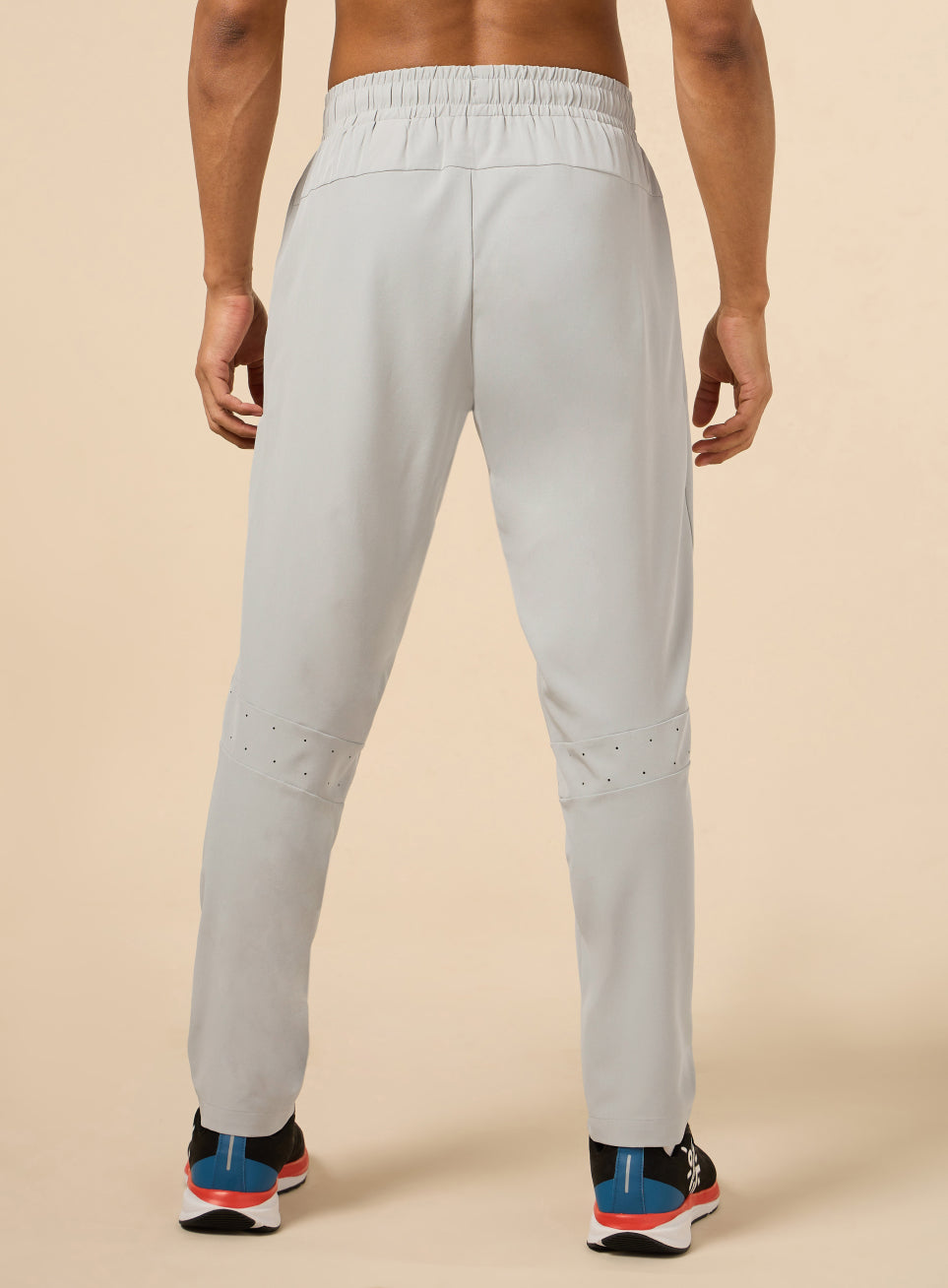 Men's Grey High Flex Training Performance Pants