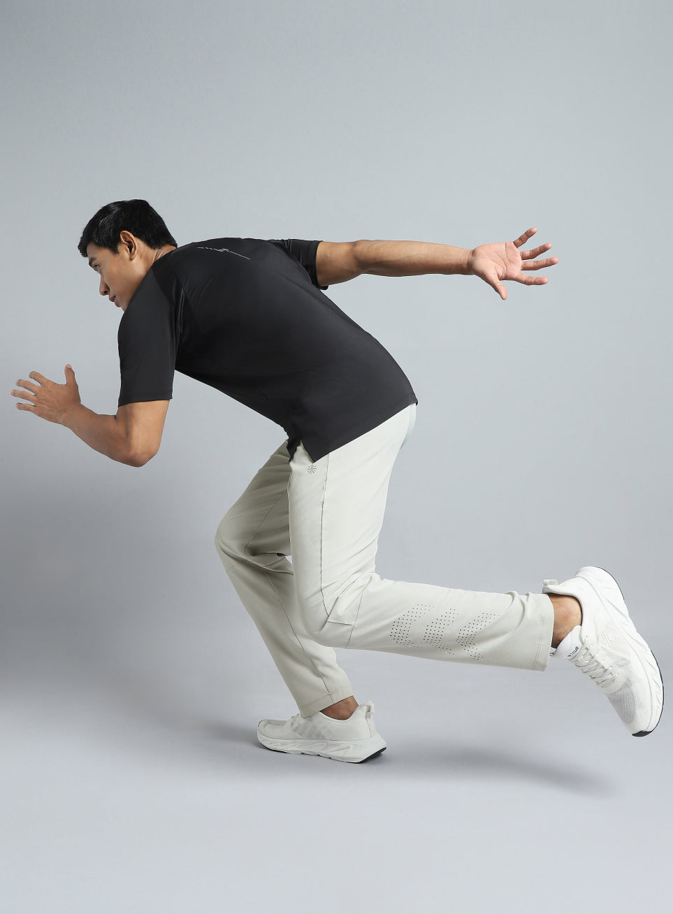 Men's Grey Ultimate Running Trackpants