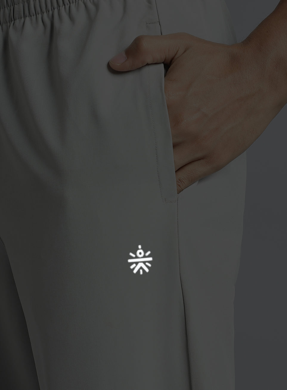 Men's Grey Ultimate Running Trackpants