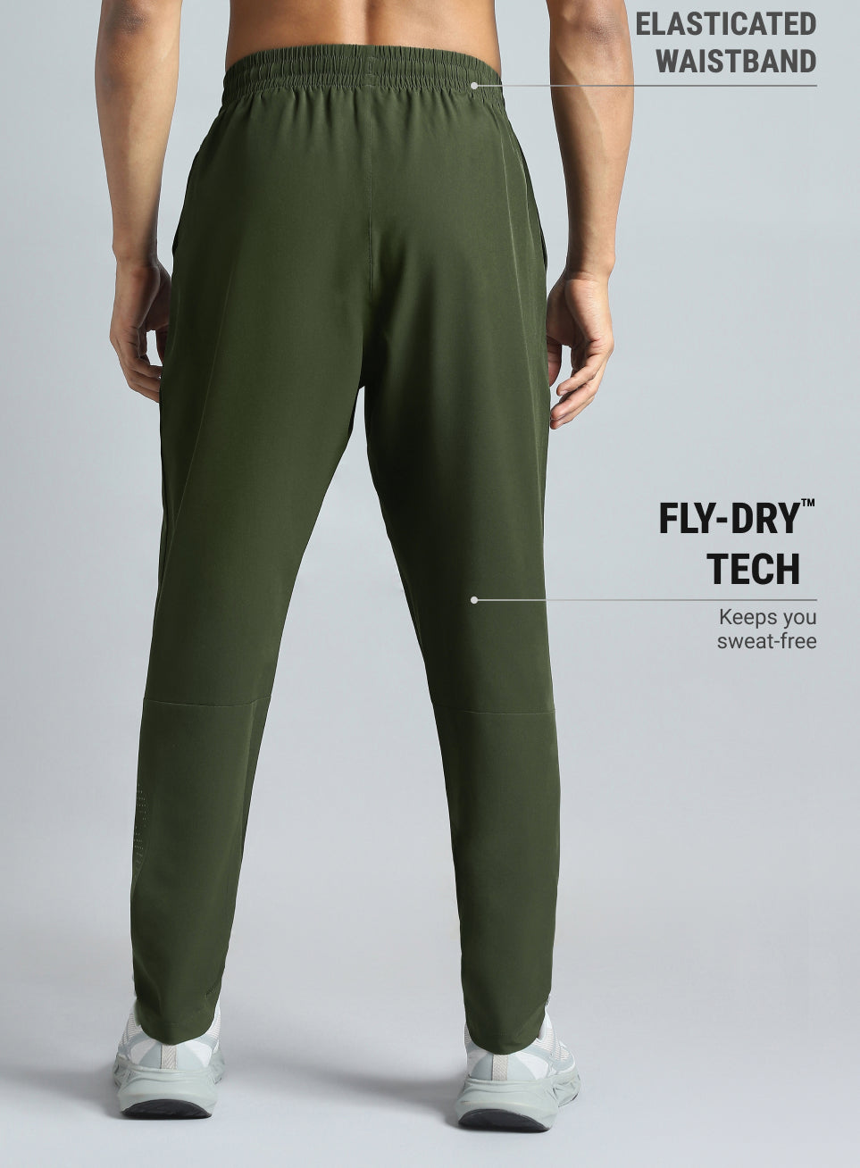 Men's Olive The Ultimate Running Trackpants