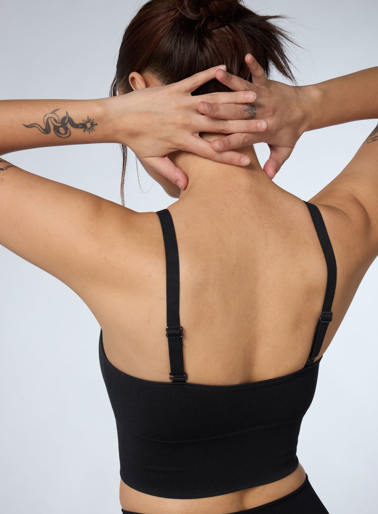 Women's Black Momentum Seamless Medium Support Bra