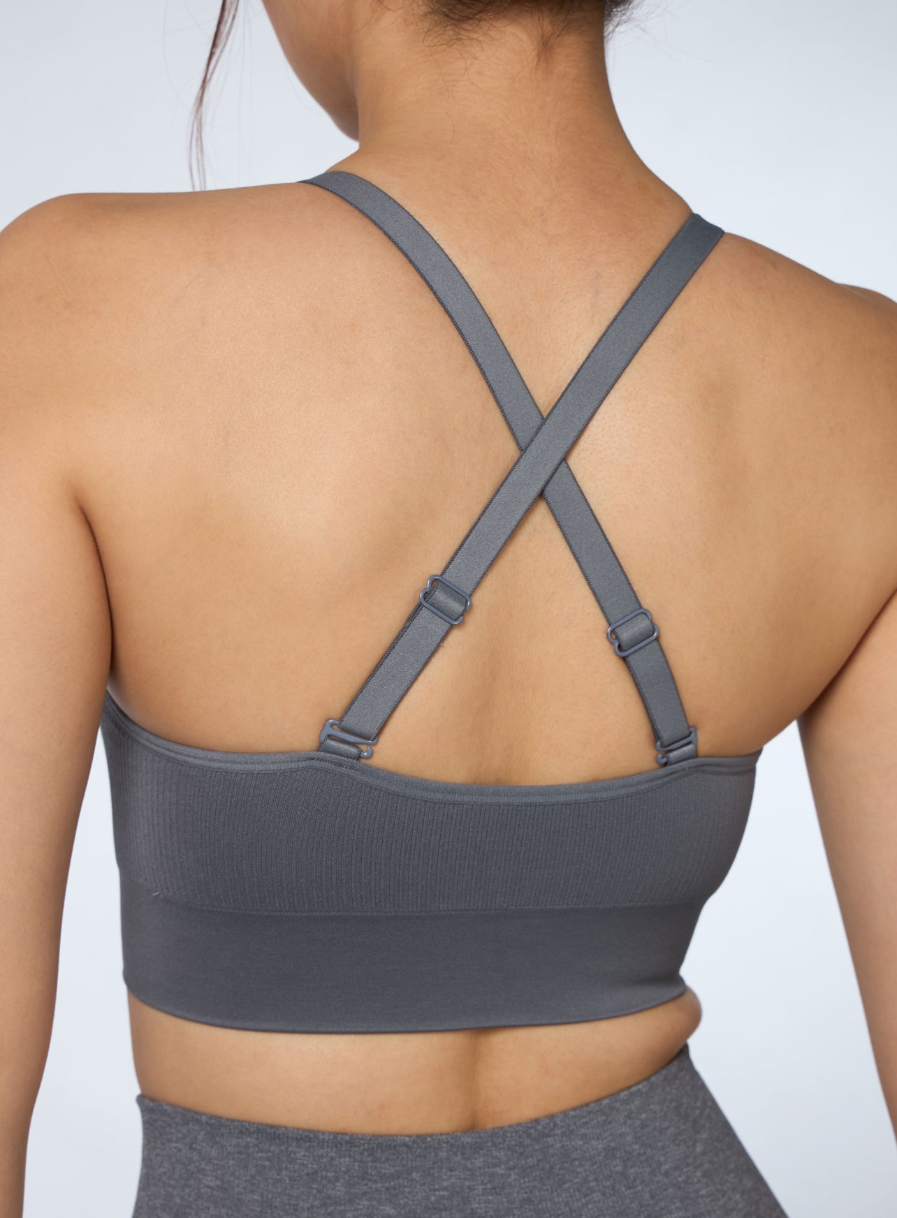 Women's Grey Kinetic Seamless Medium Support Bra