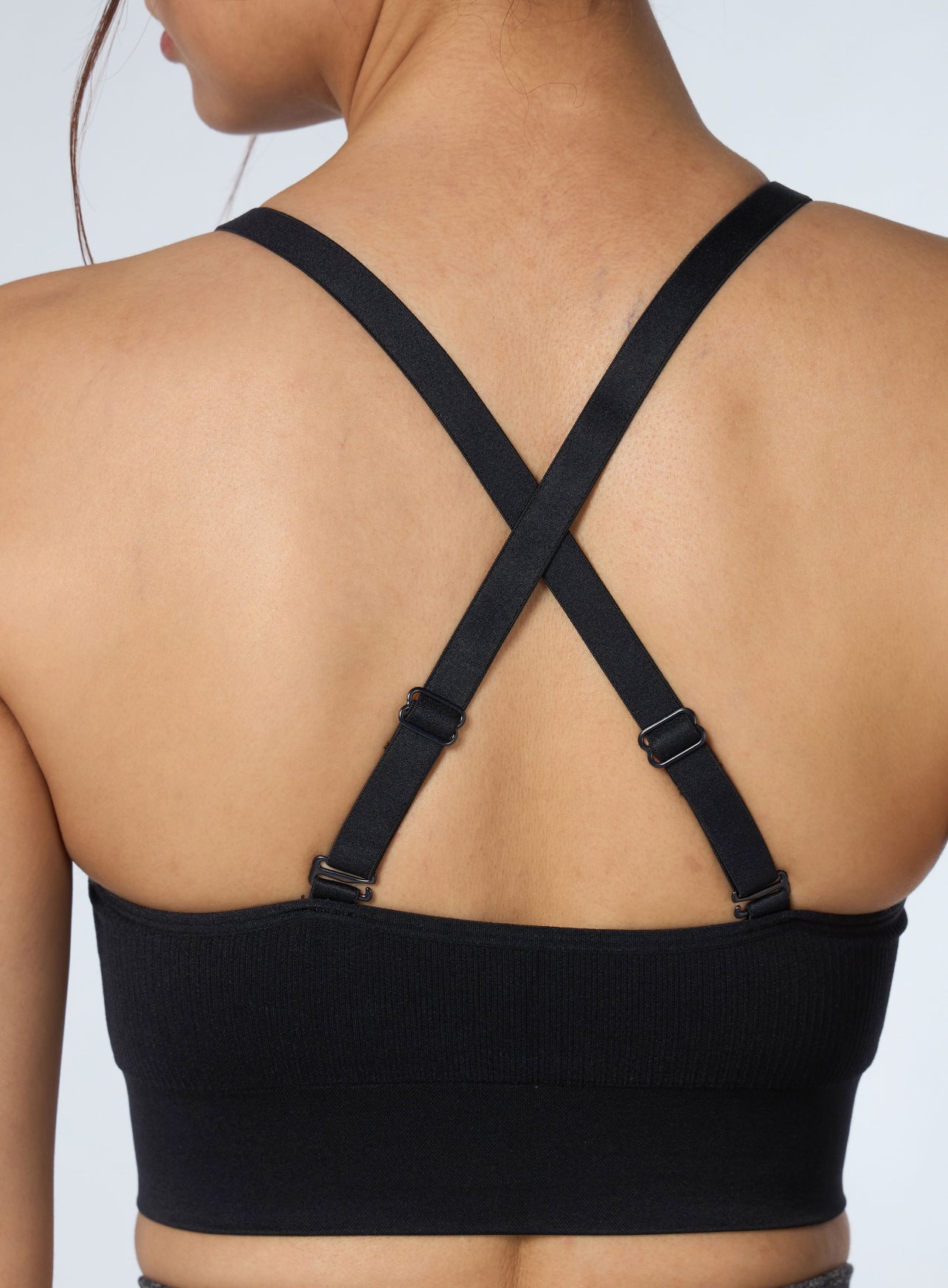 Women's Black Kinetic Seamless Medium Support Bra