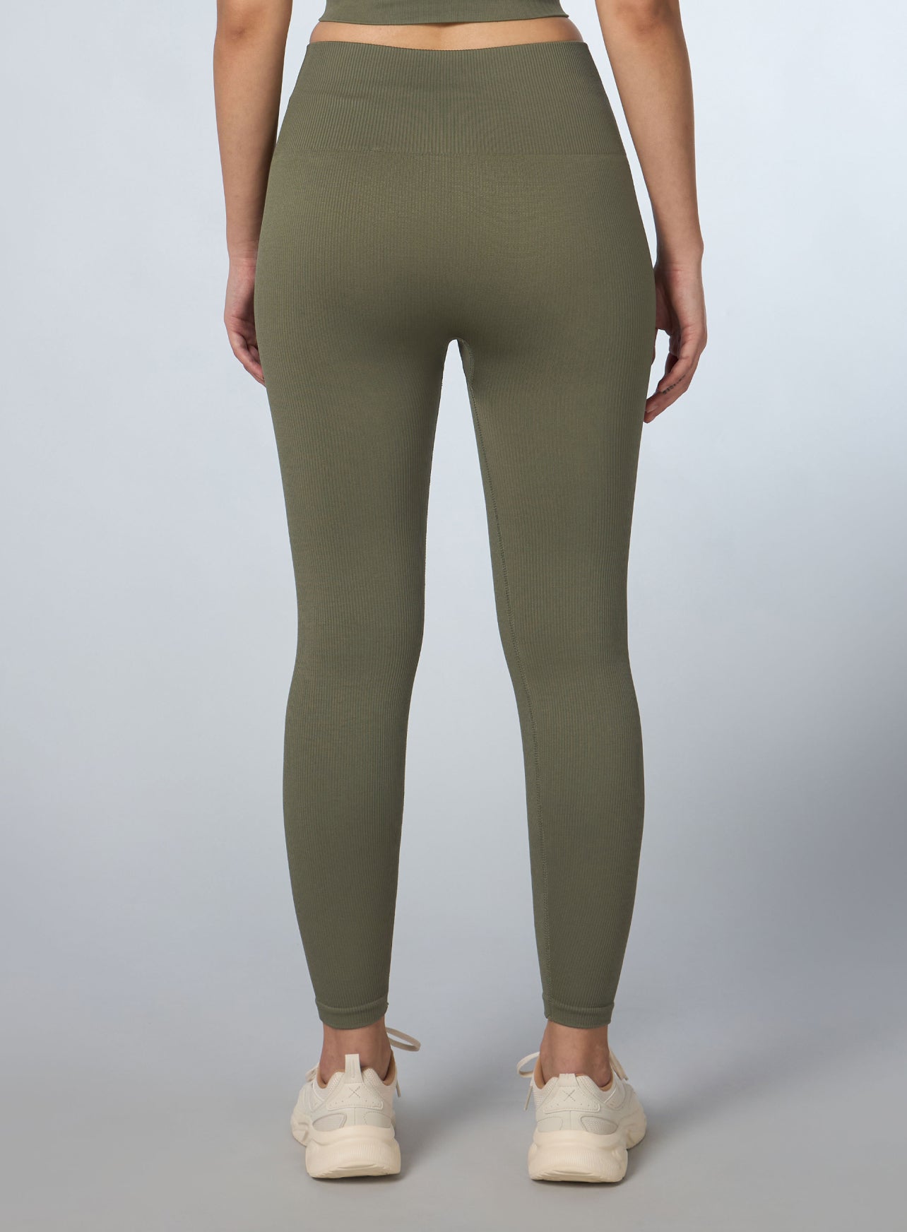 Women's Olive Versatile Seamless Tights