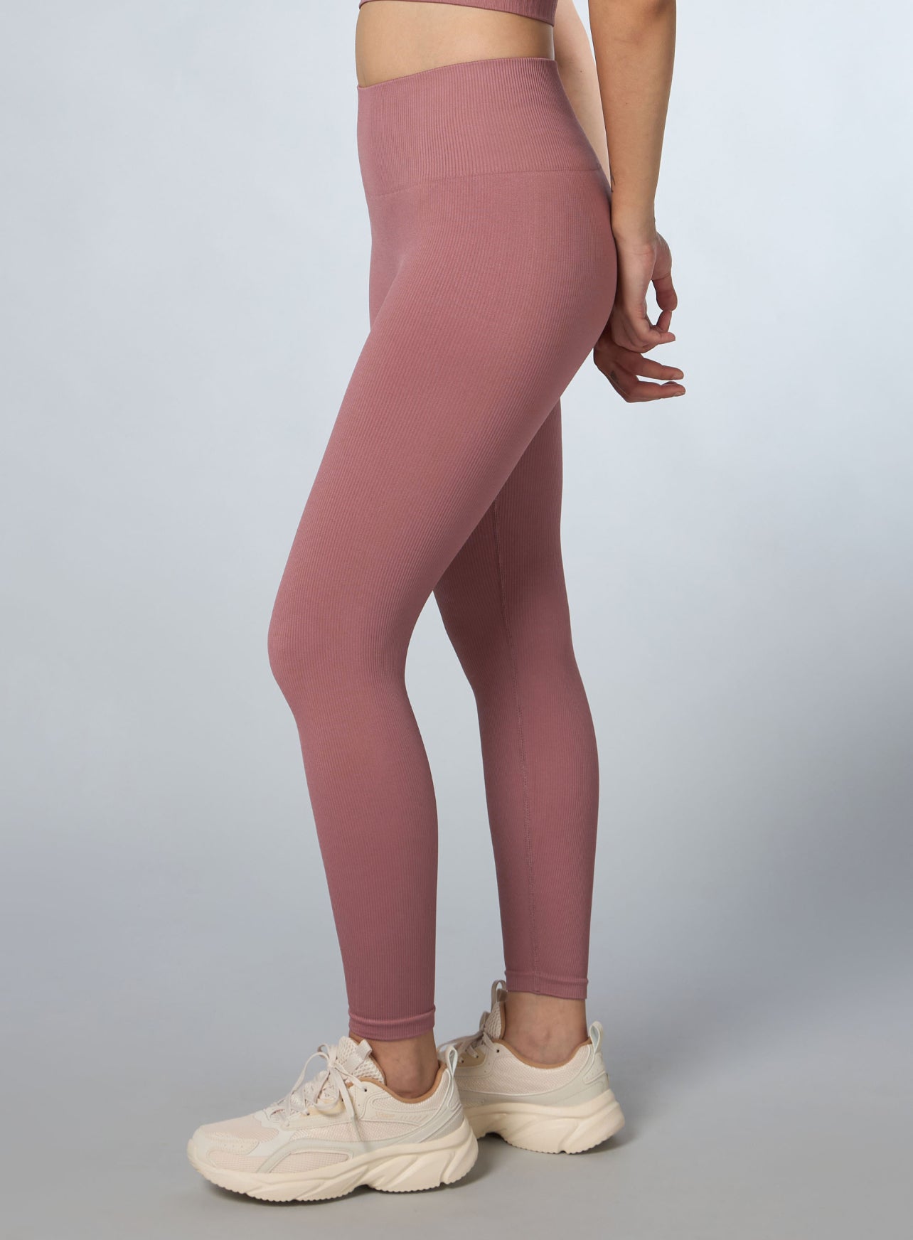 Women's Pink Versatile Seamless Tights
