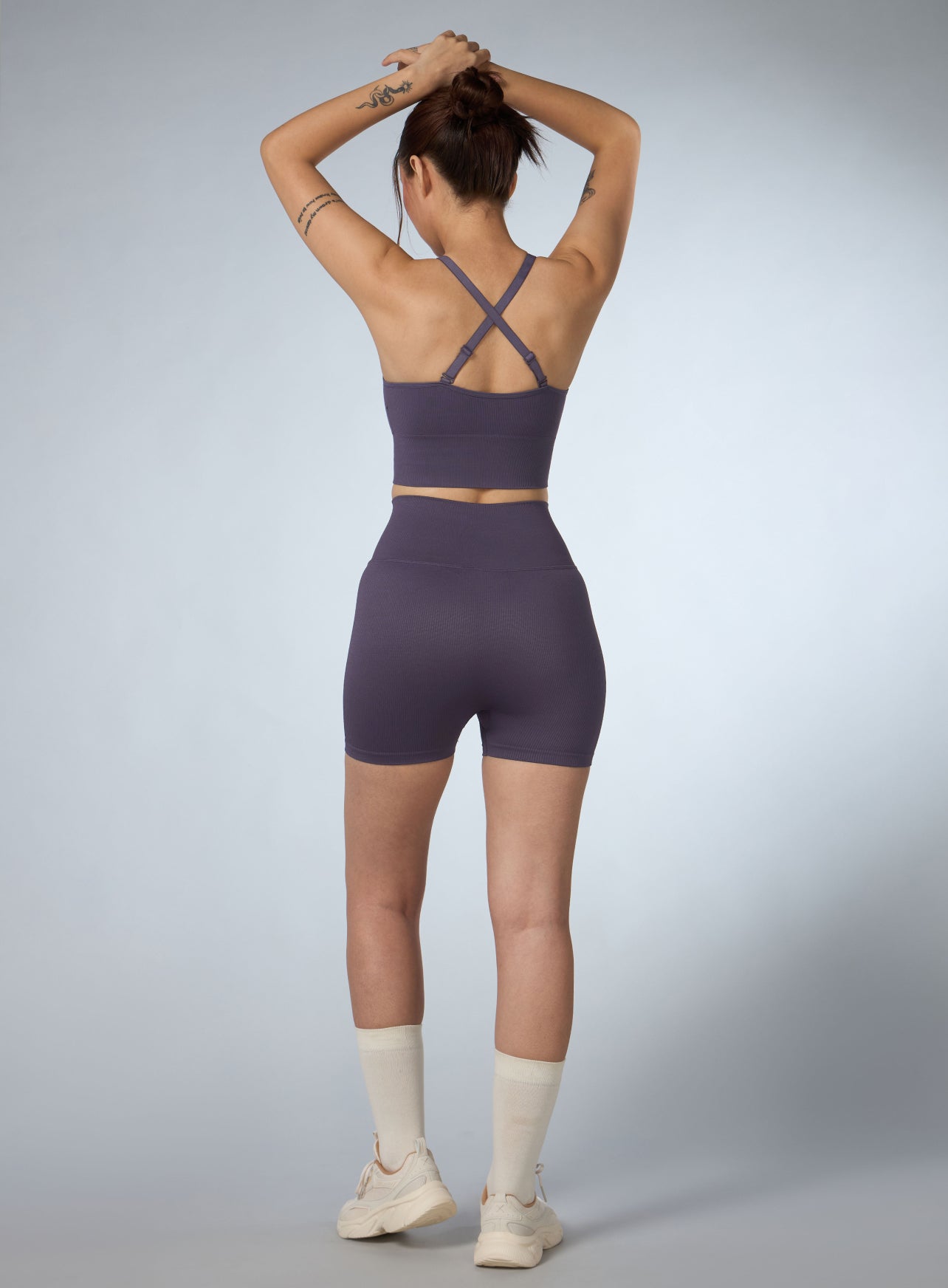 Women's Purple Momentum Seamless Co-ord Set