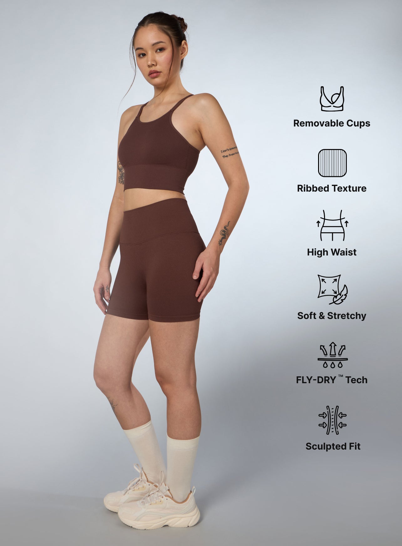 Women's Coffee Momentum Seamless Co-ord Set