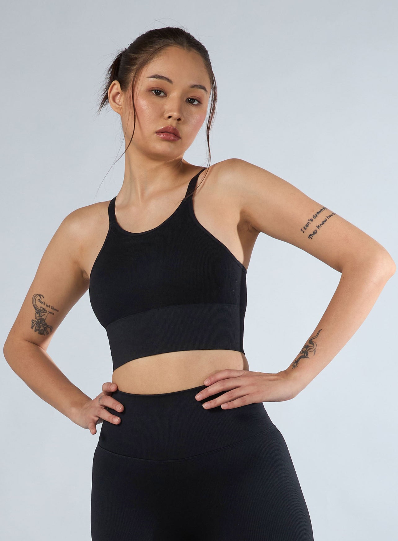Women's Black Momentum Seamless Co-ord Set