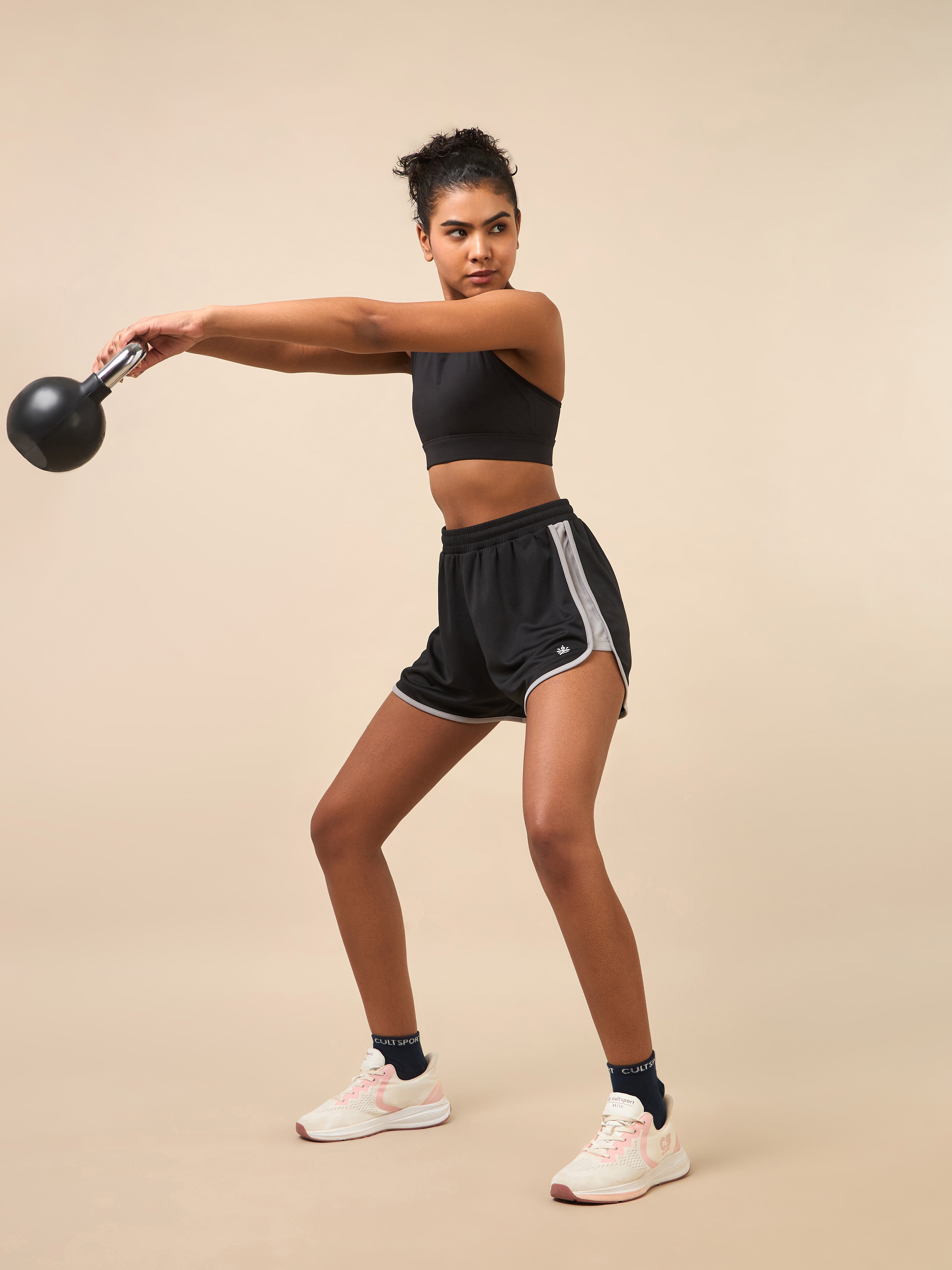 Women's Black Flex Shorts