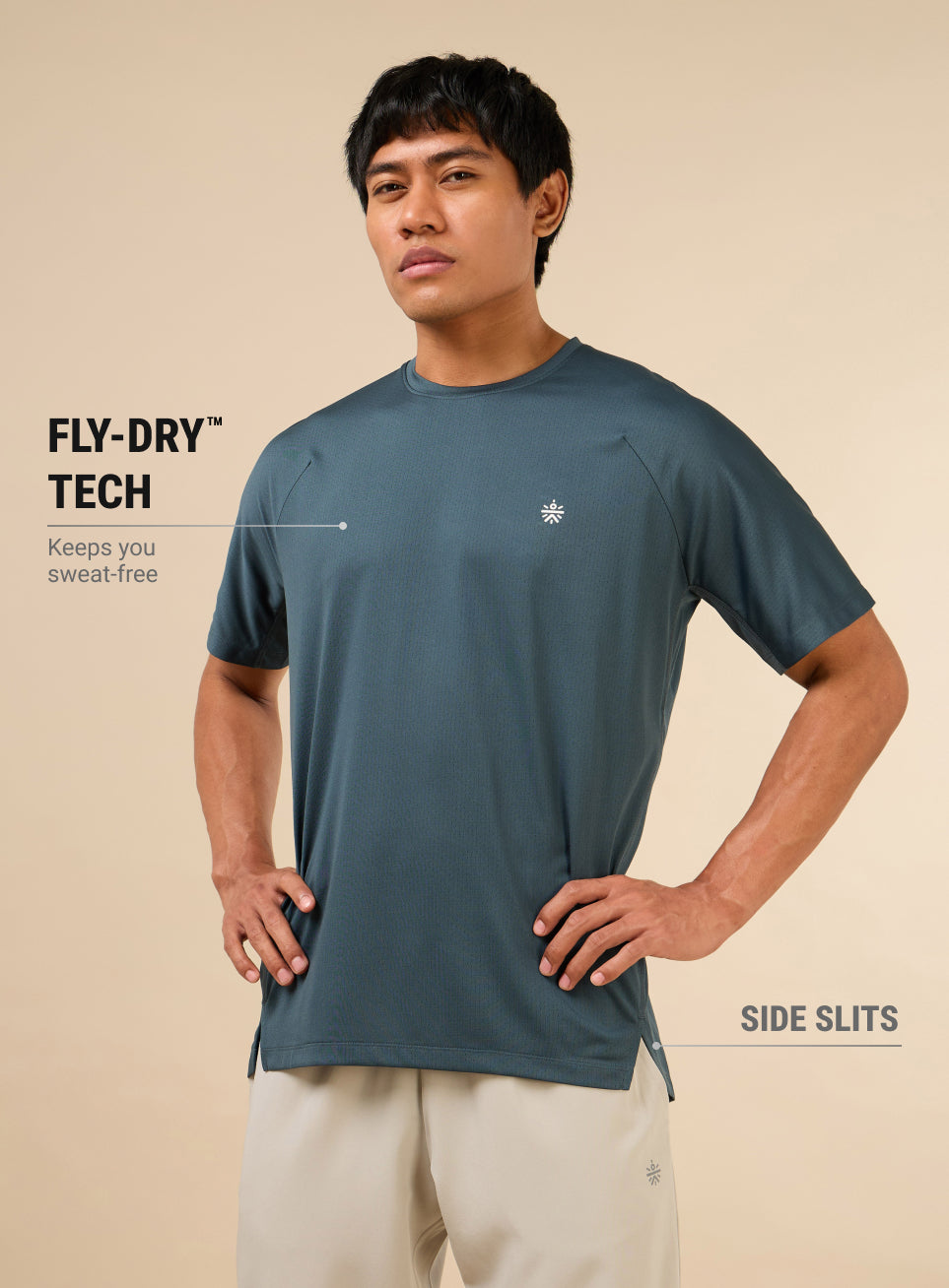 Men's Teal Functional Training T-shirt