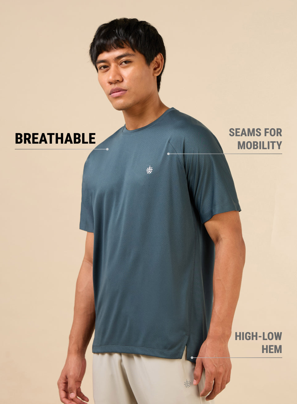 Men's Teal Functional Training T-shirt