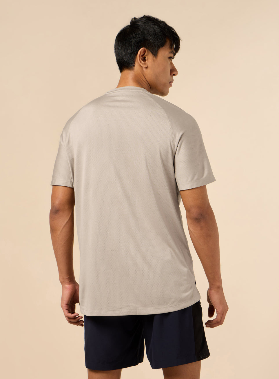 Men's Beige Functional Training T-shirt