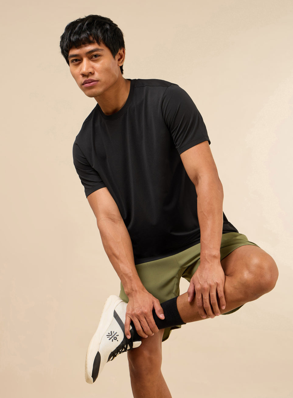 Men's Black Fit Grip Training T-shirt