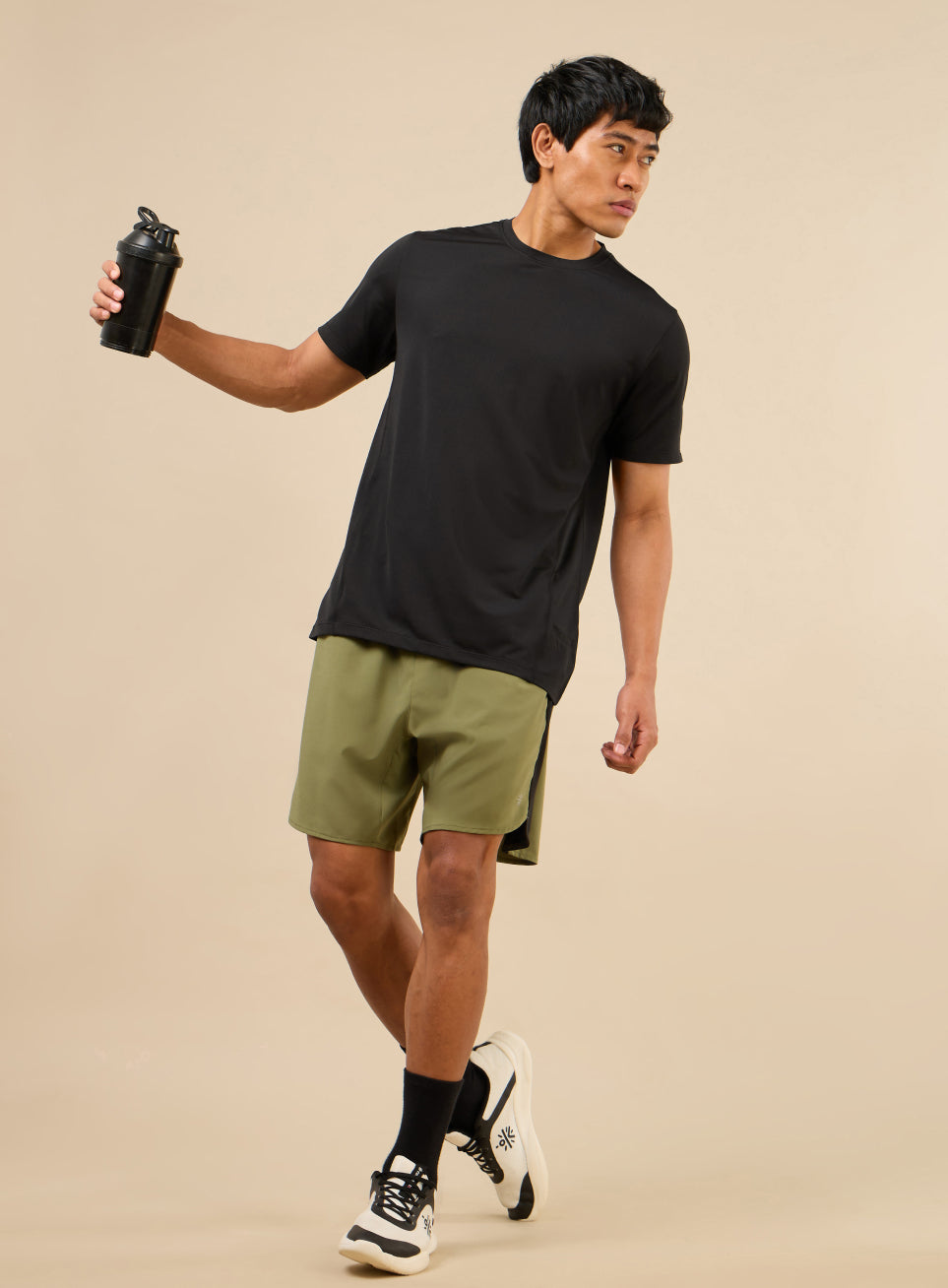 Men's Black Fit Grip Training T-shirt