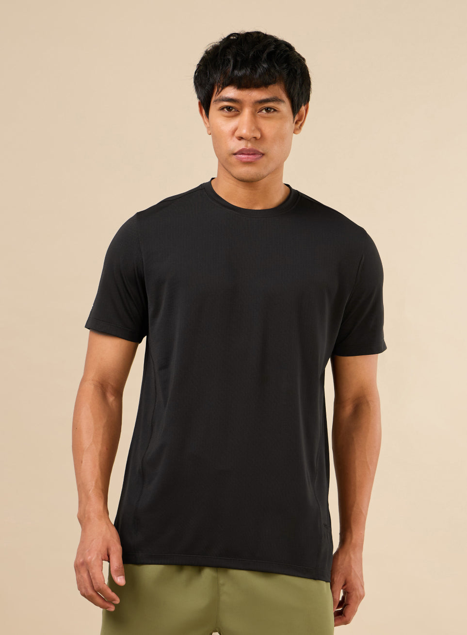 Men's Black Fit Grip Training T-shirt