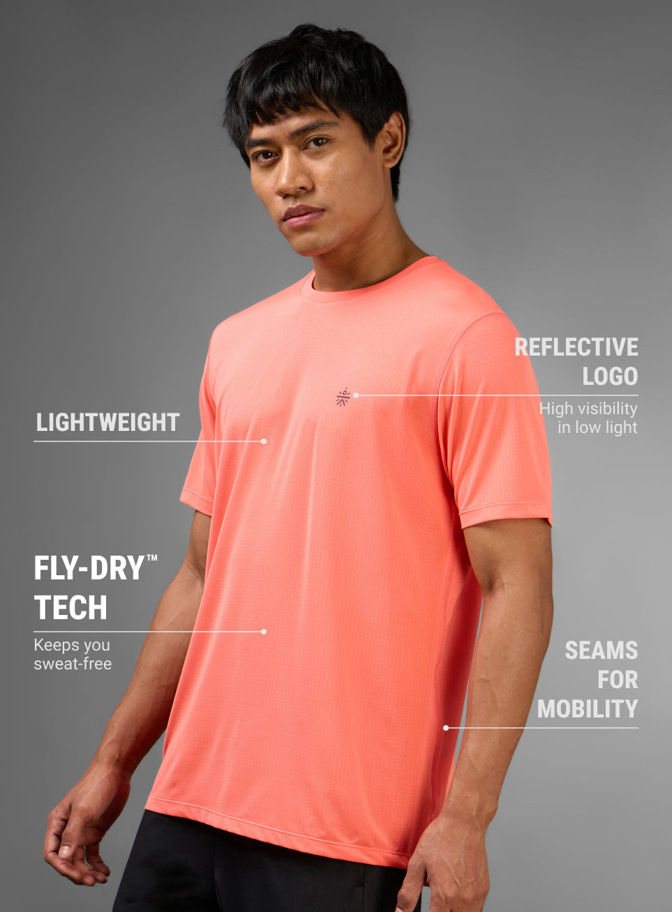 Men's Orange Expert's Train gear T-shirt