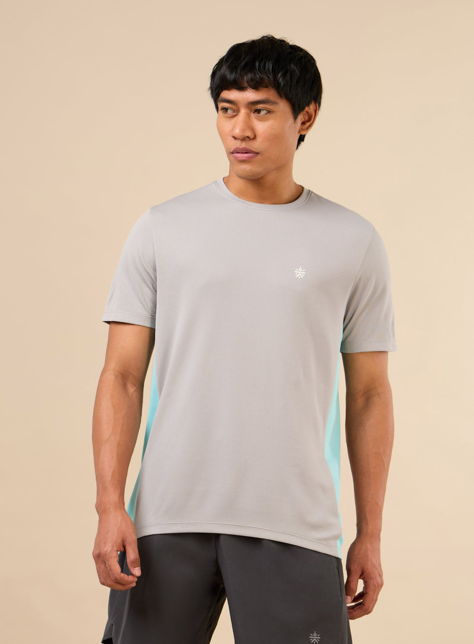 Men's Grey Optimal Strength Training T-shirt