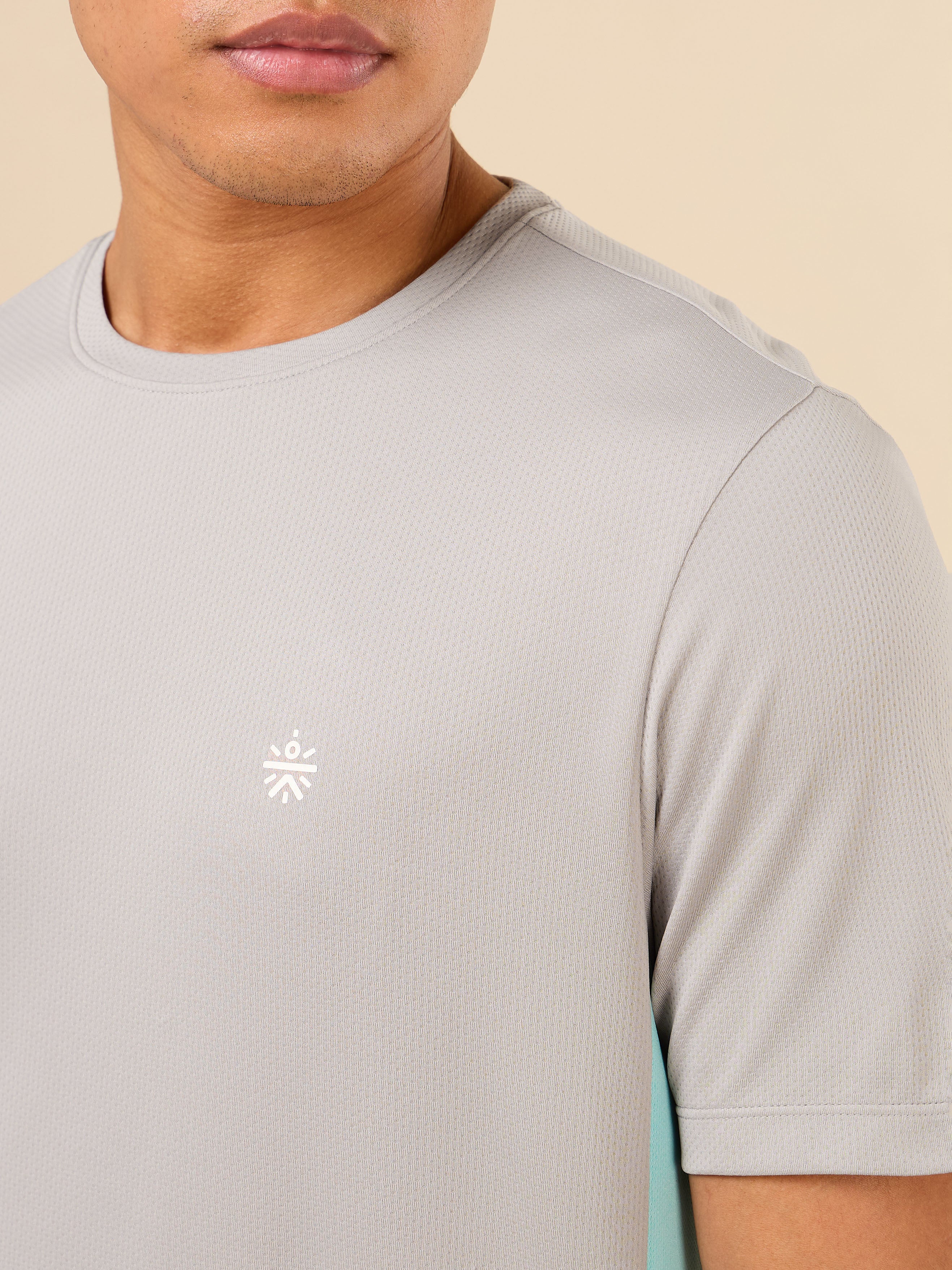 Men's Grey Optimal Strength Training T-shirt