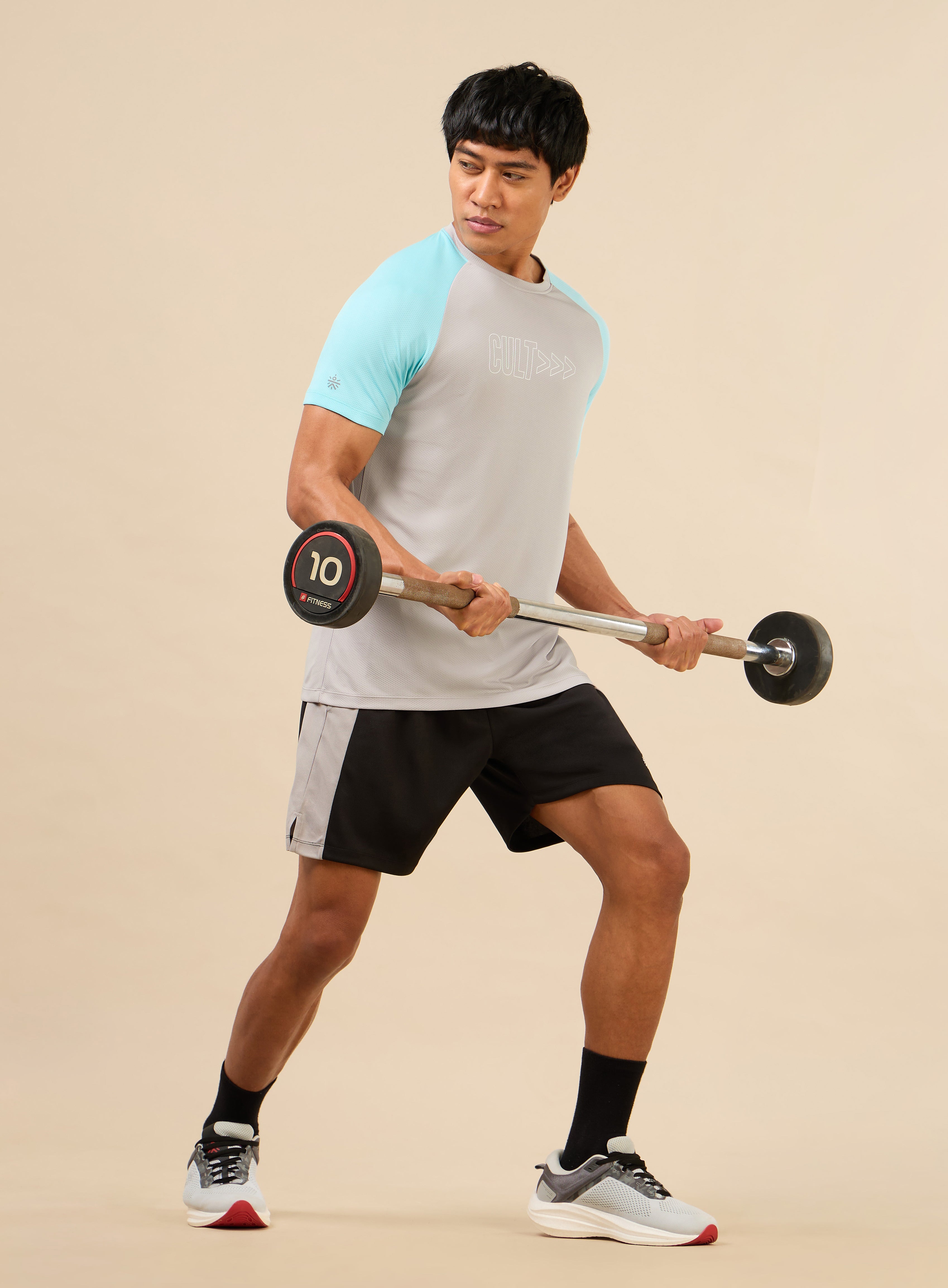 Men's Grey Fit First Training T-shirt