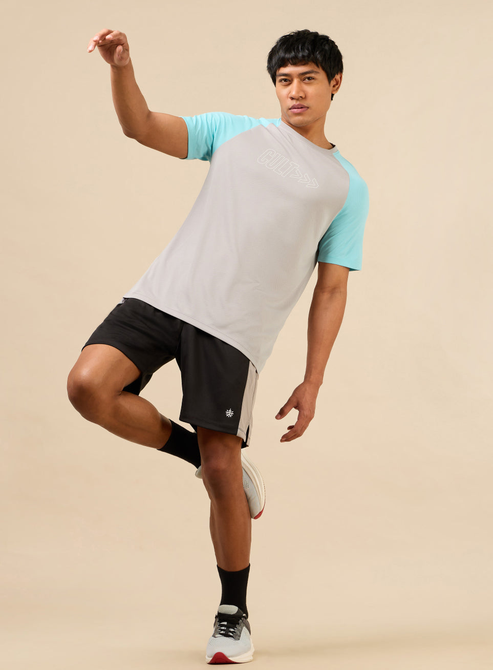 Men's Grey Fit First Training T-shirt