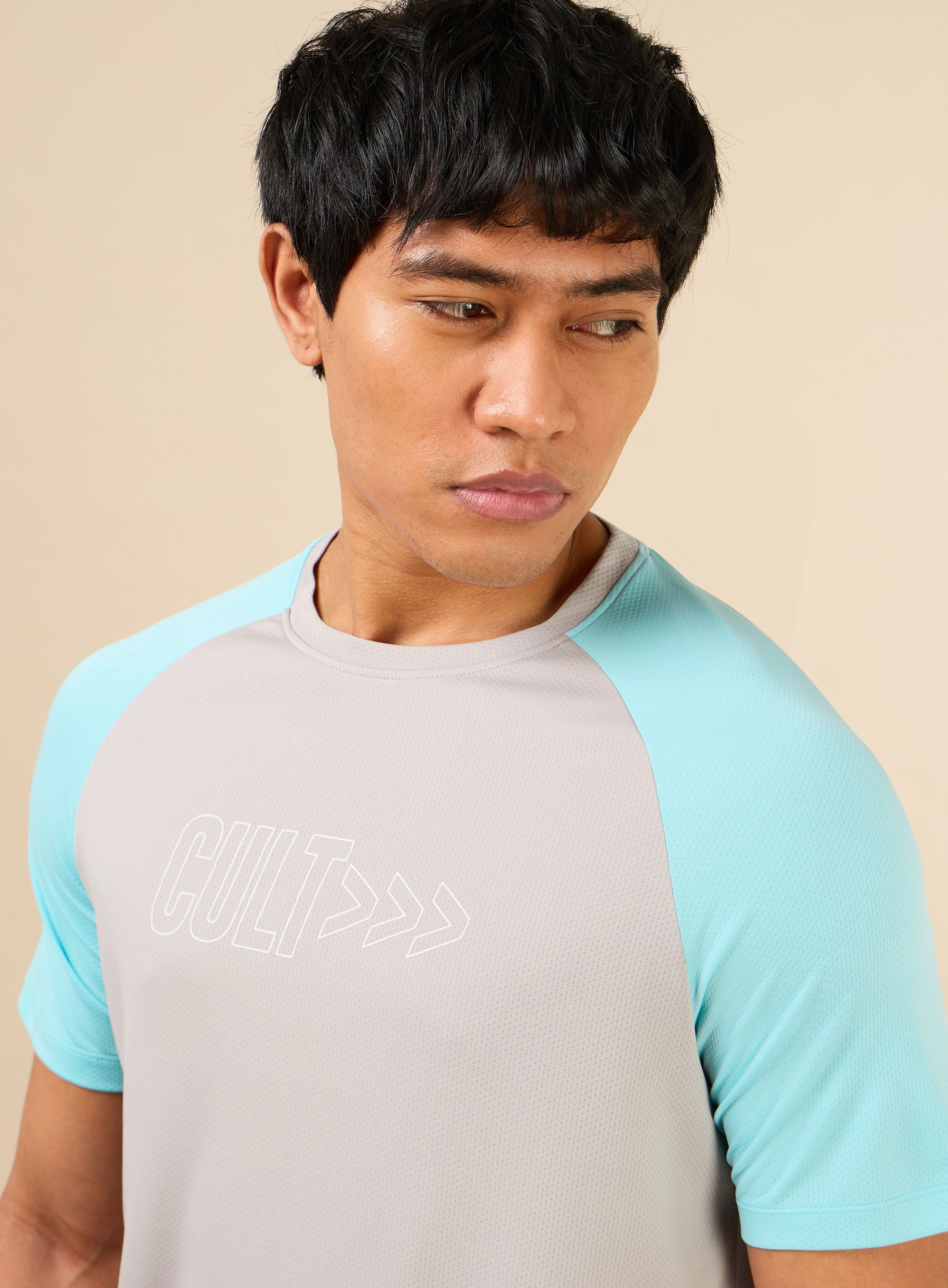 Men's Grey Fit First Training T-shirt