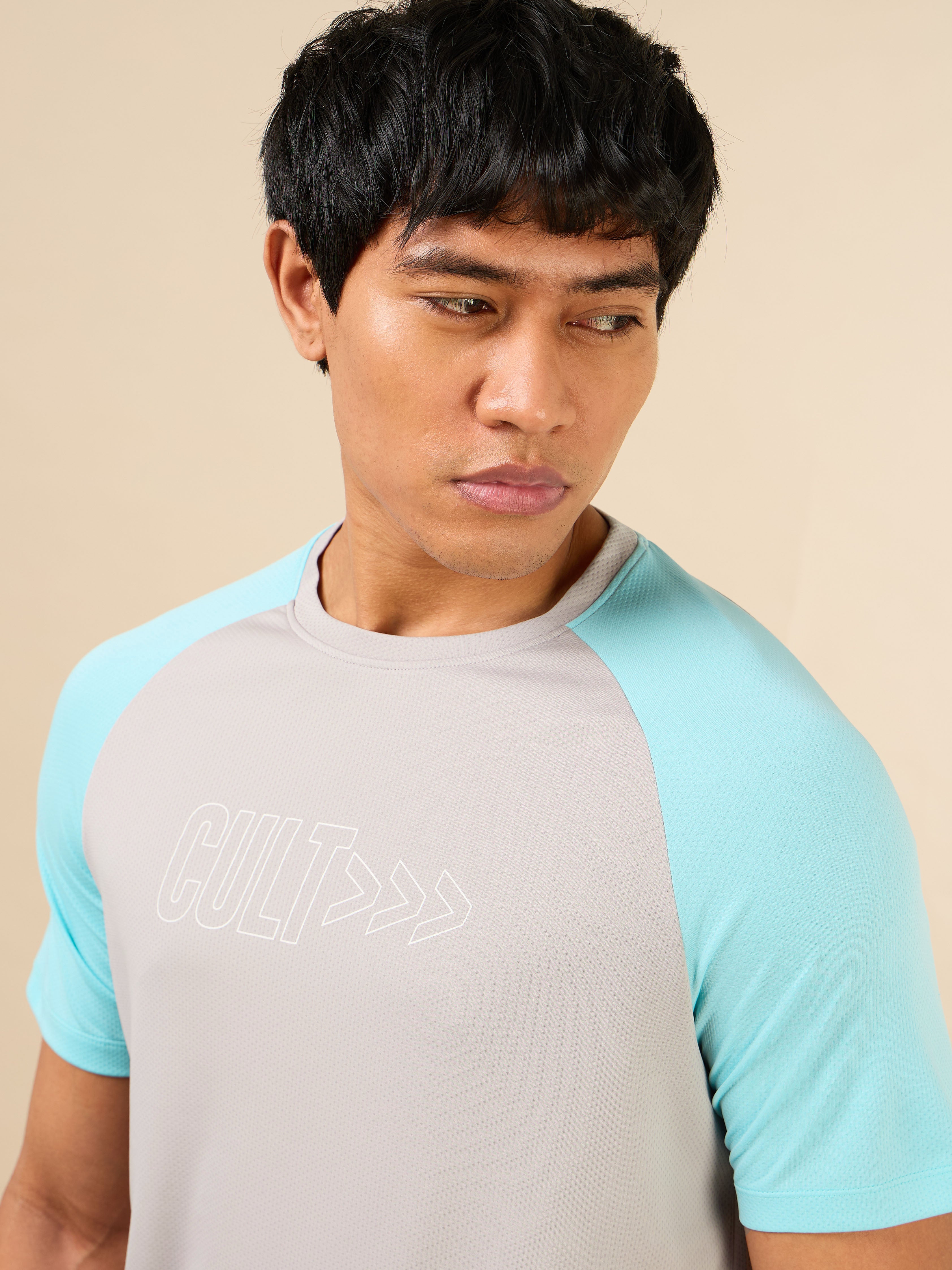 Men's Grey Fit First Training T-shirt