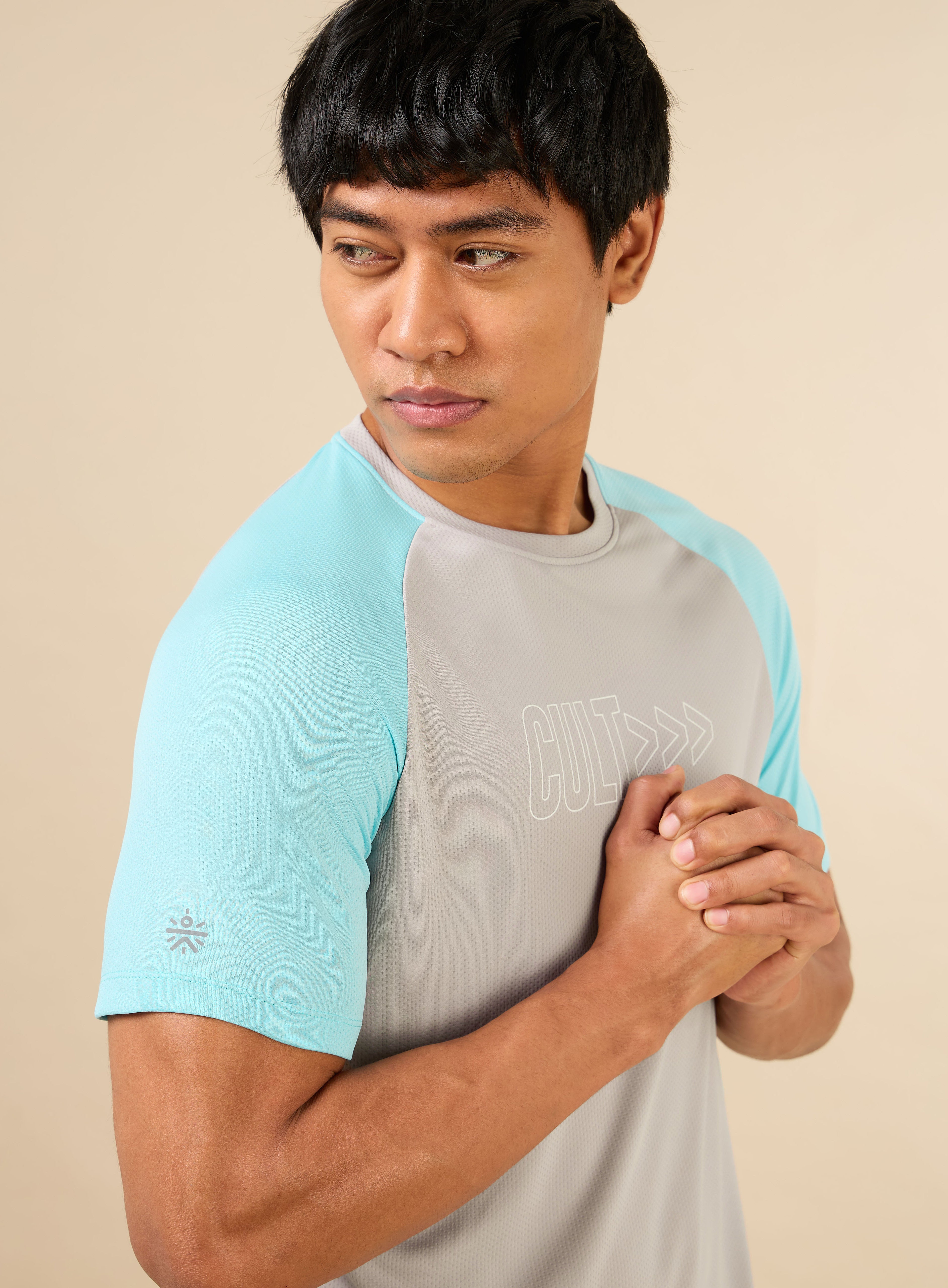 Men's Grey Fit First Training T-shirt