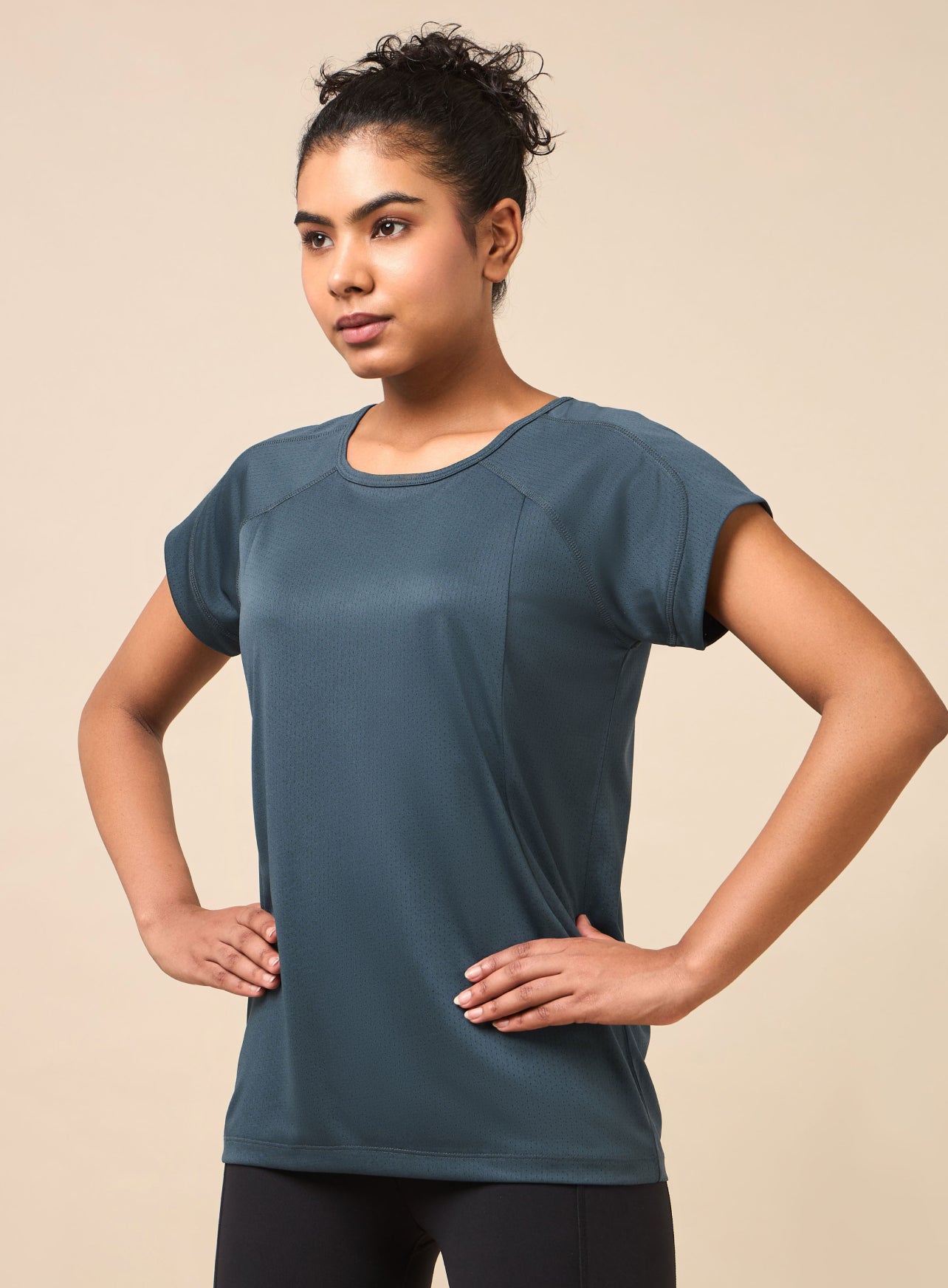 Women's Teal Synergy Performance Top