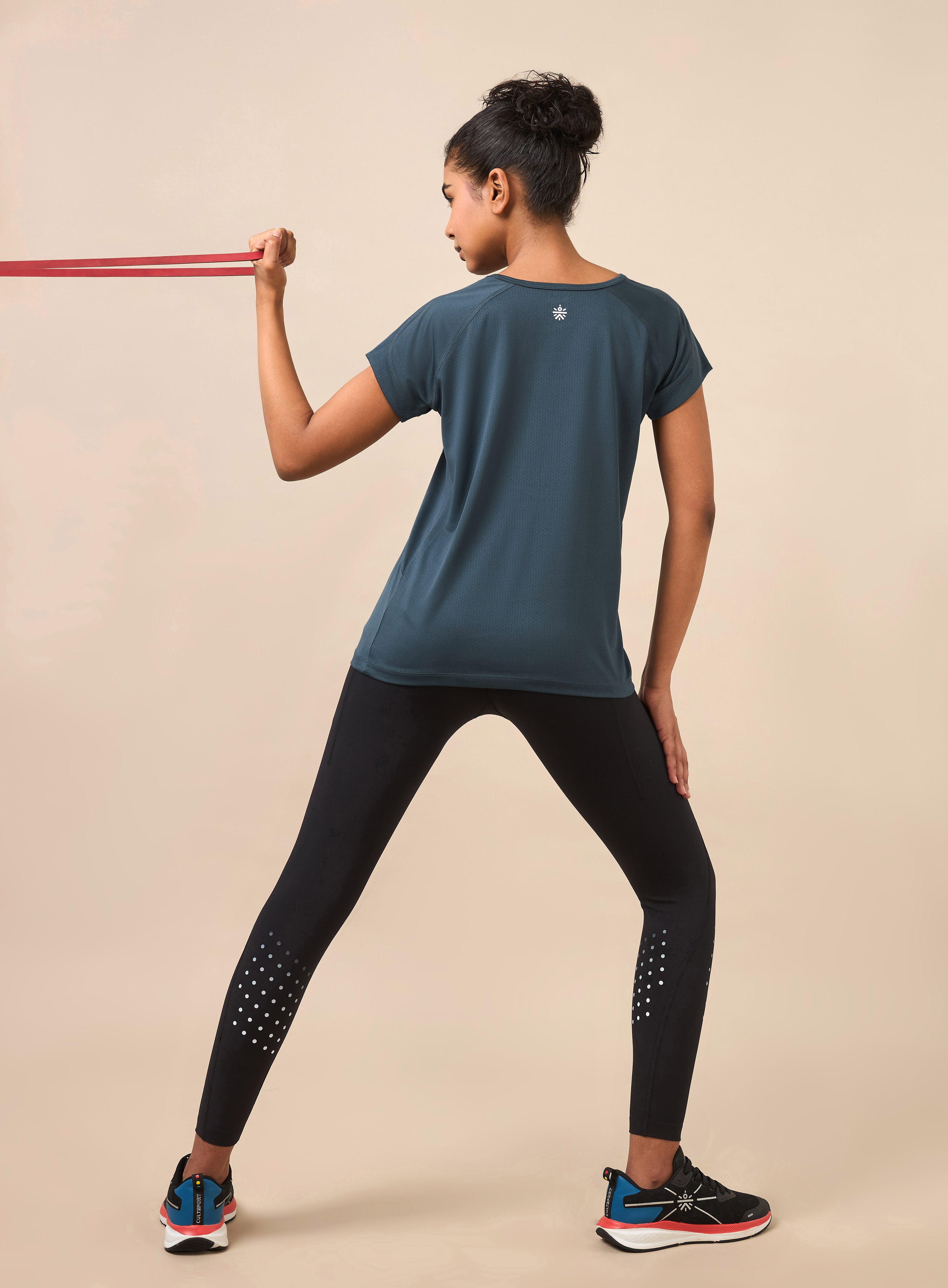 Women's Teal Synergy Performance Top