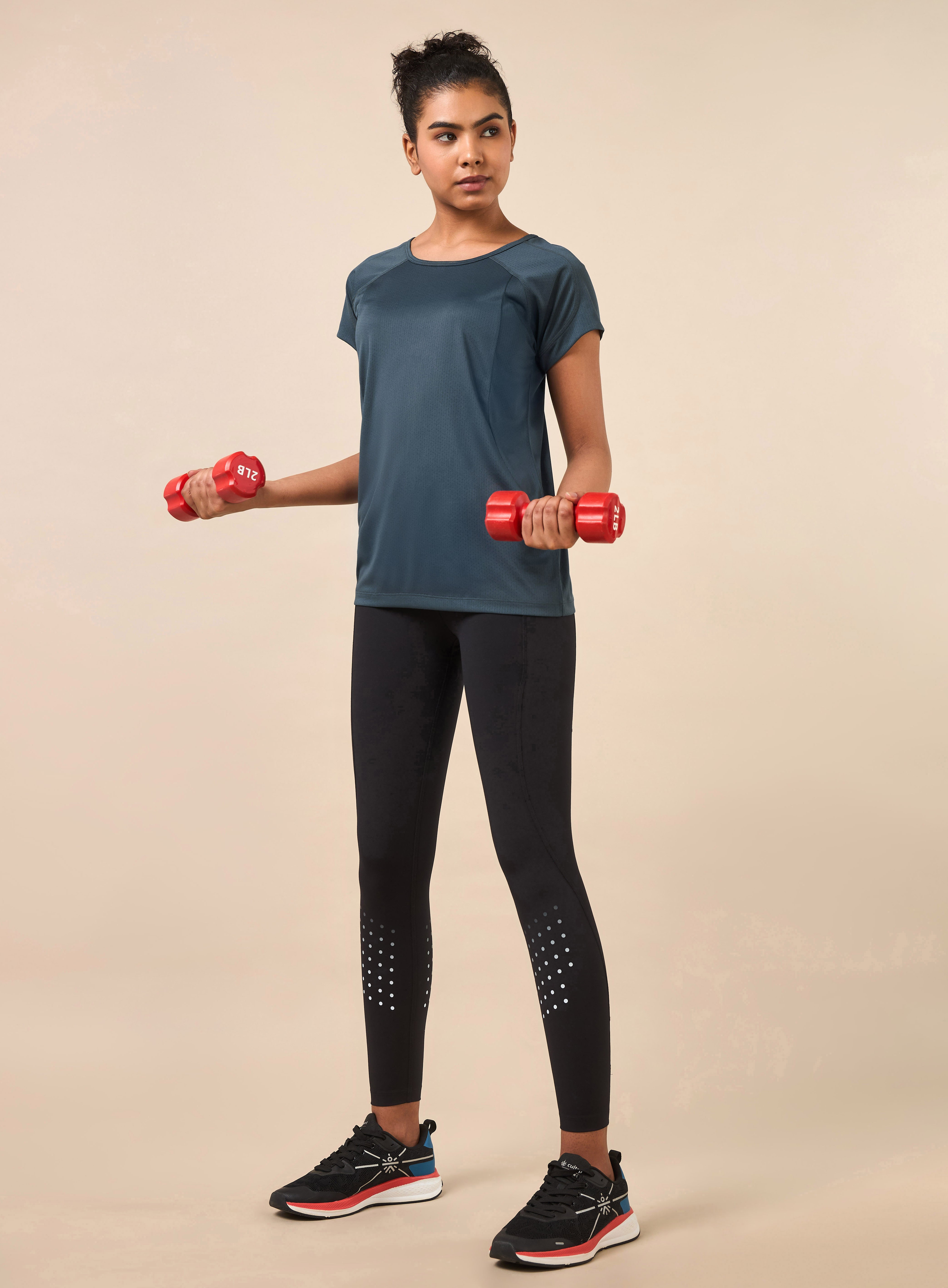 Women's Teal Synergy Performance Top